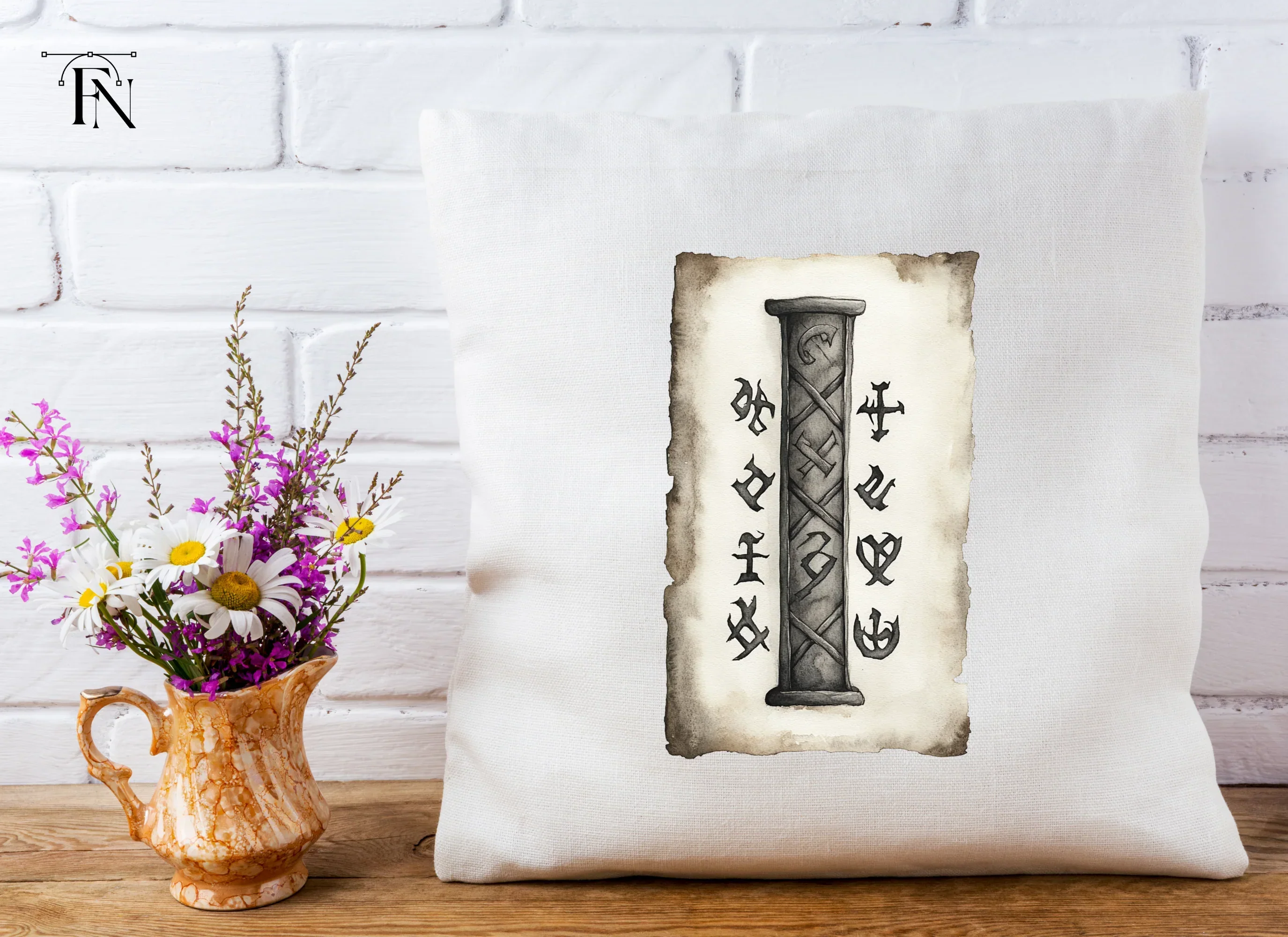 Ancient Runic Scroll Clipart Bundle - Image 5