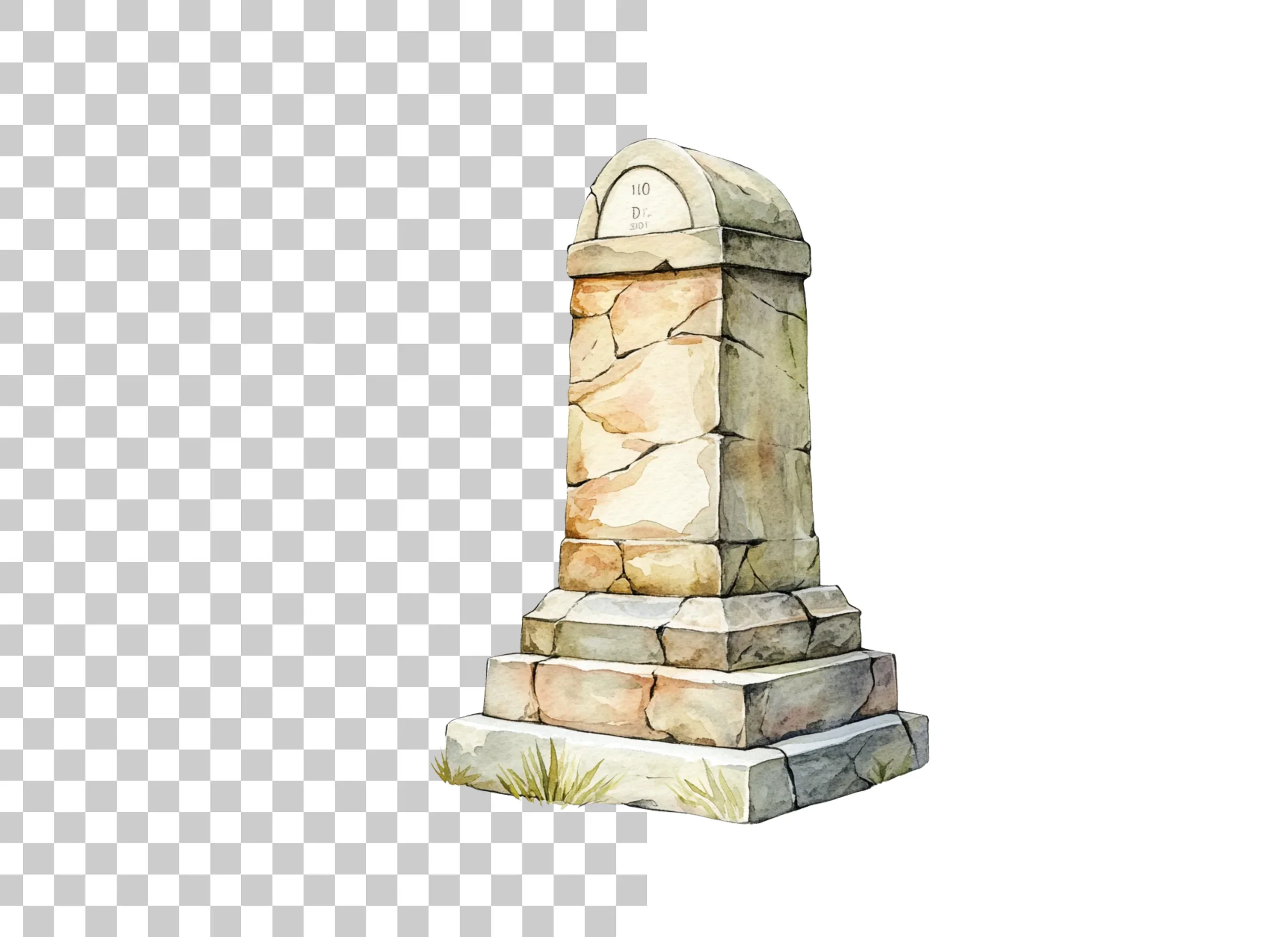 Ancient Stone Monument Clipart Bundle - Image 6