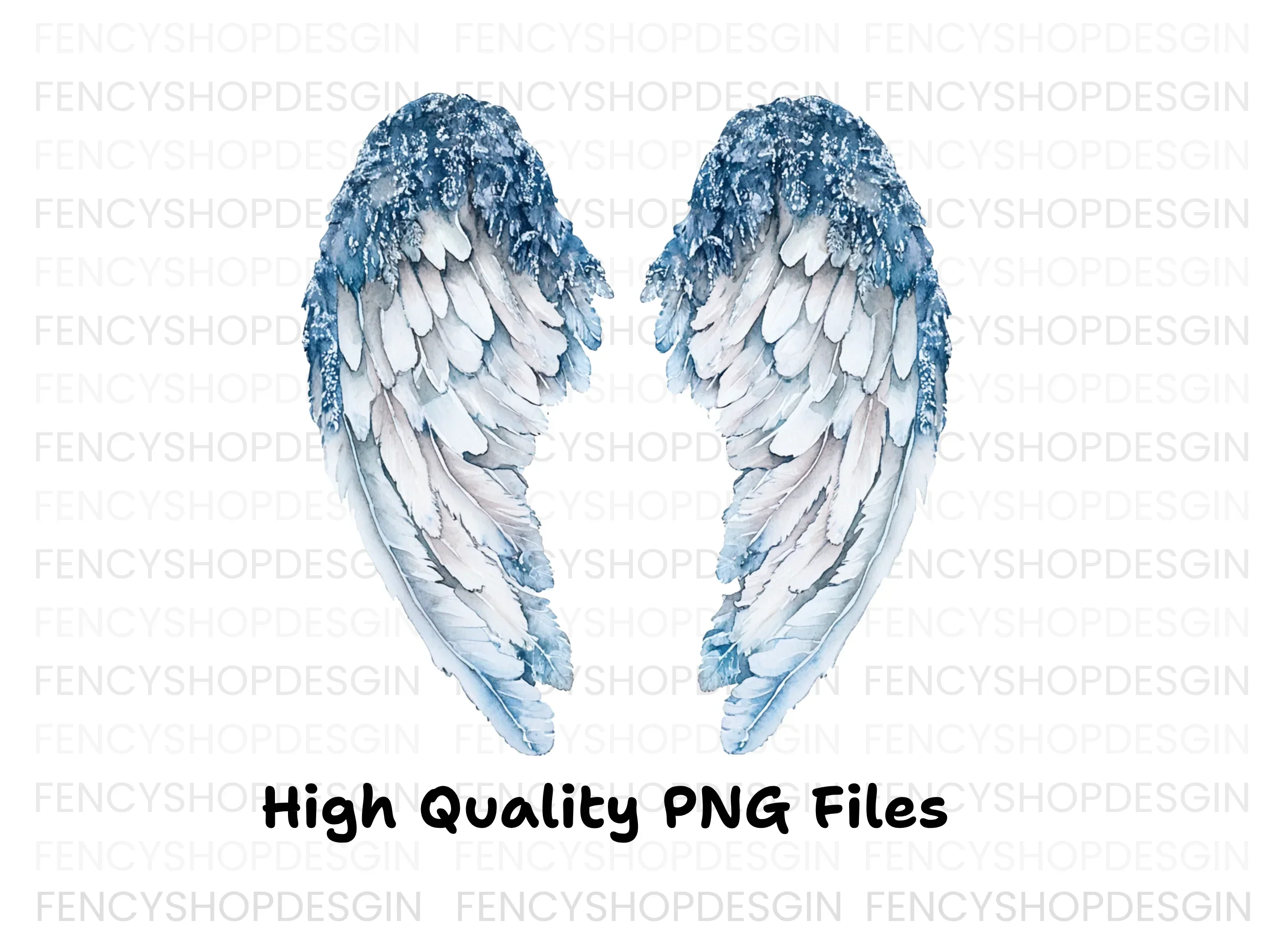 Angel Wings Clipart Bundle - Image 3