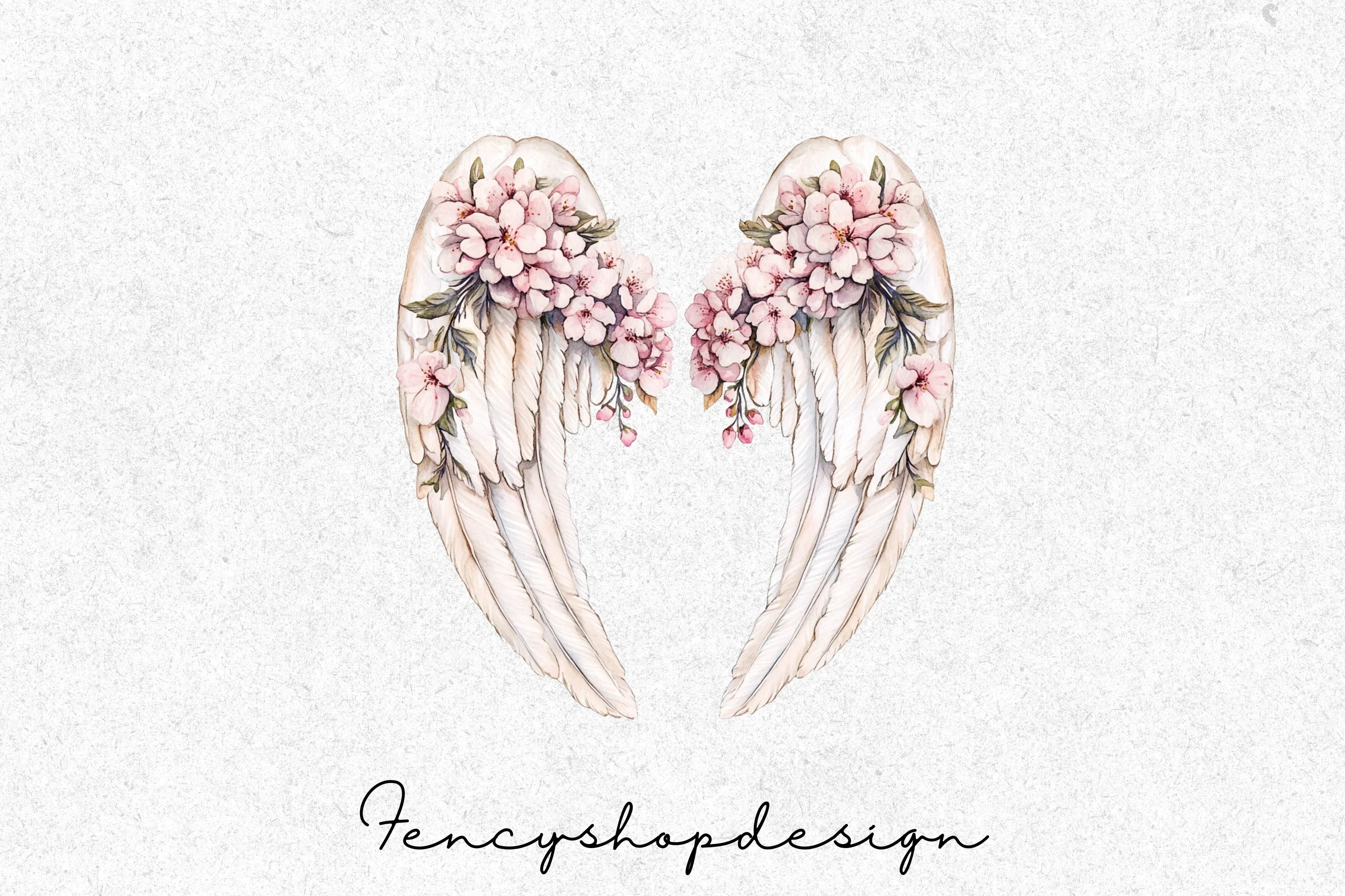 Angel Wings Clipart Bundle - Image 3
