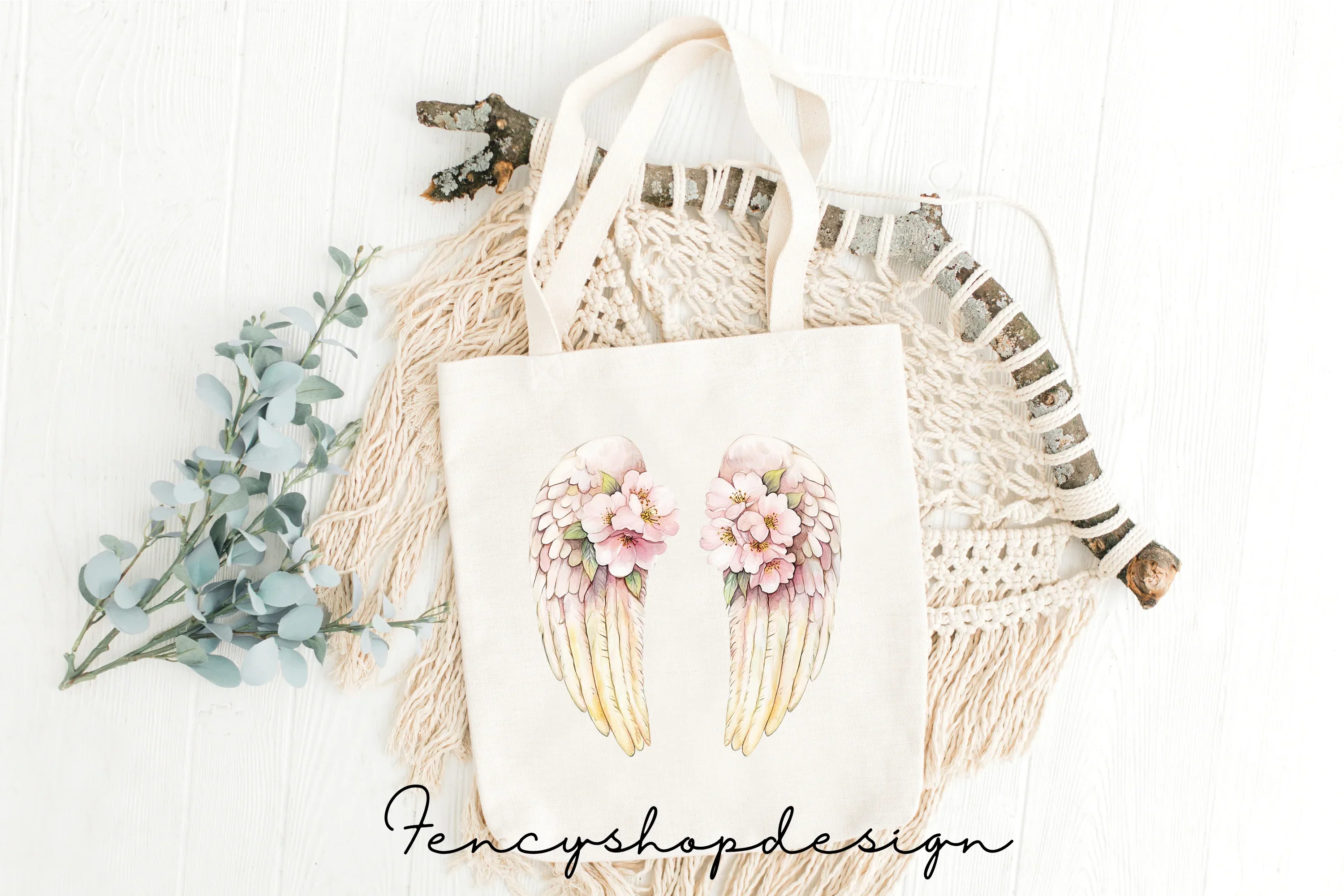 Angel Wings Clipart Bundle - Image 8