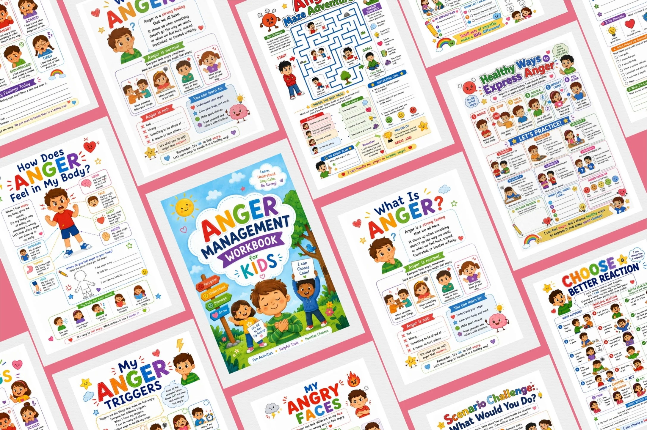 Anger Management For Kids Workbook - Image 6