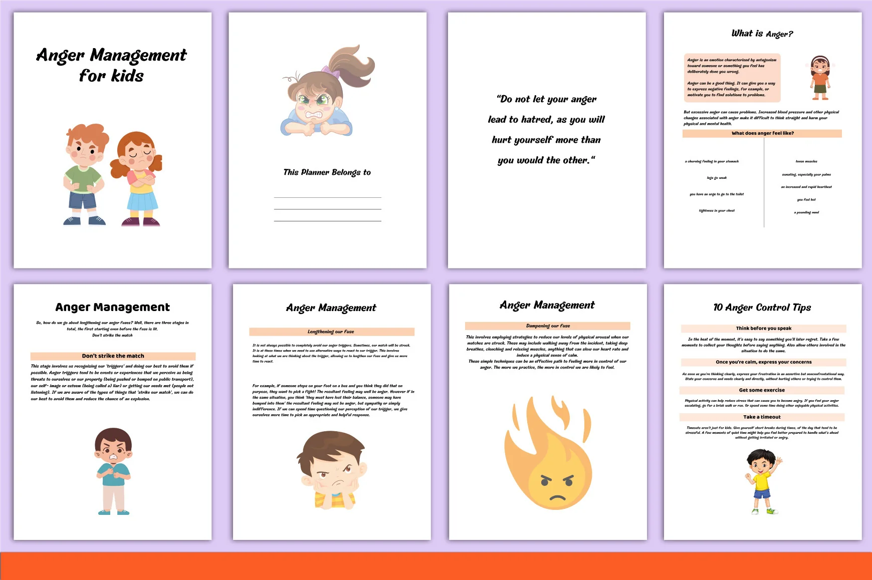 Anger Management Planner for Kids - Image 2