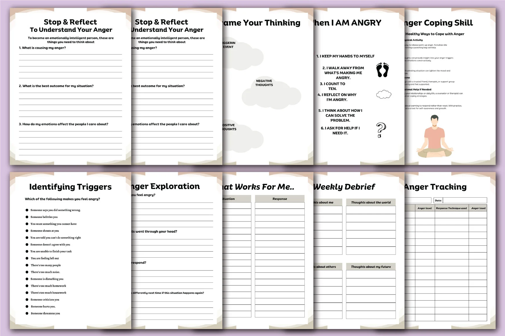 Anger Management Planner Guide - Image 2
