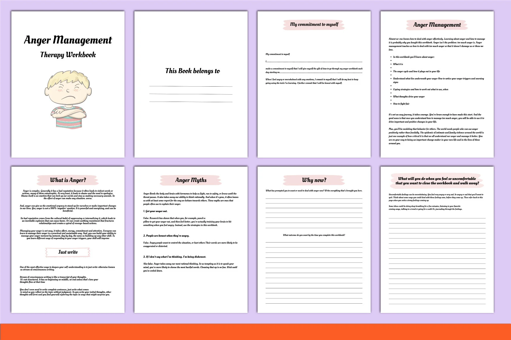 Anger Management Therapy Book - Image 2