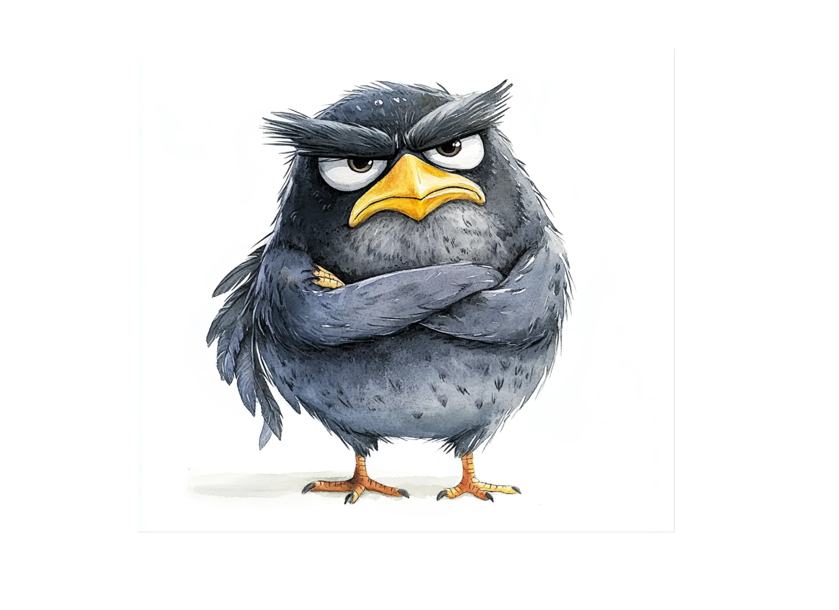 Angry Black Birds Clipart Bundle - Image 3
