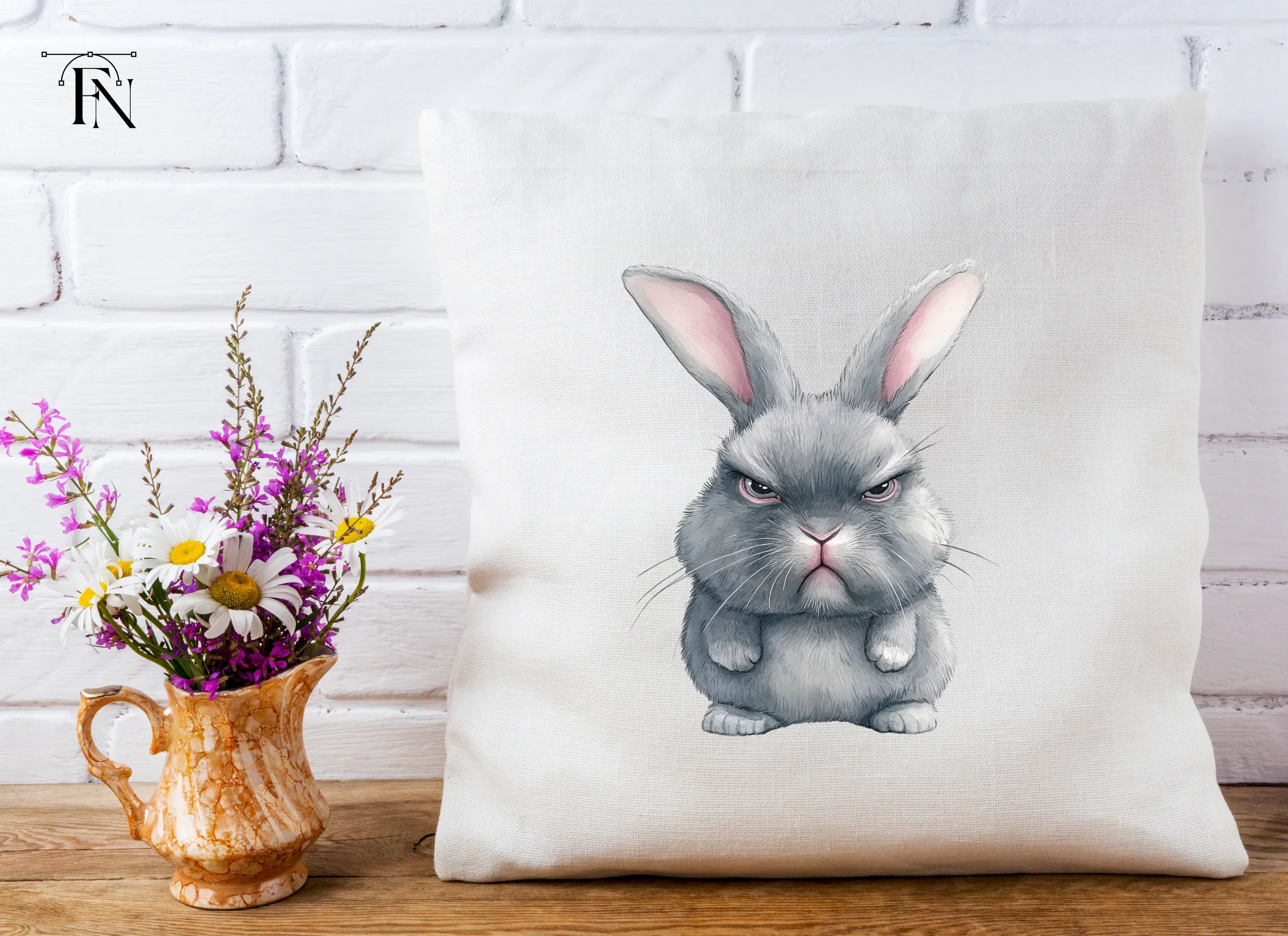 Angry Bunny Clipart Bundle - Image 4