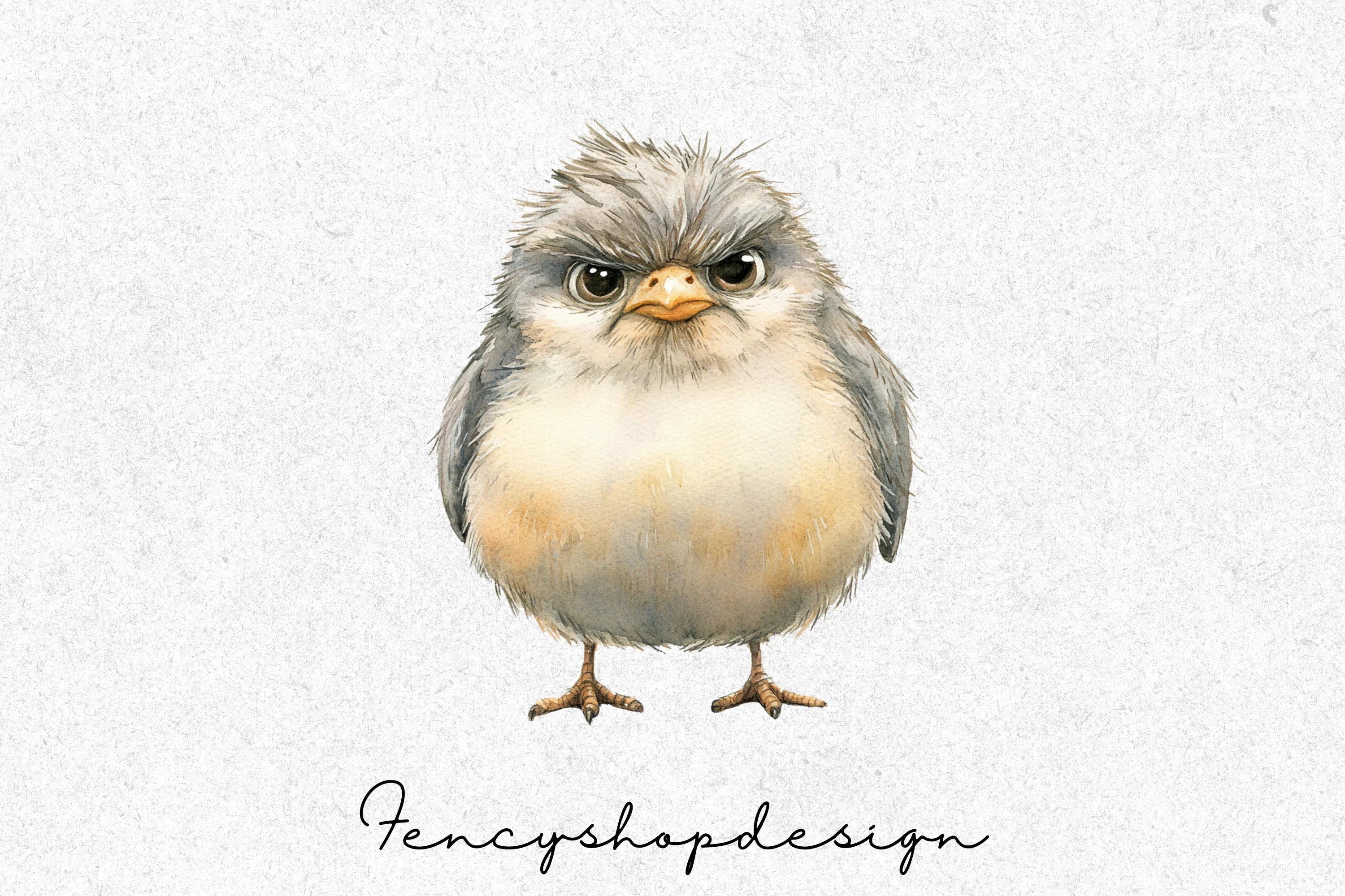 Angry Cartoon Bird Clipart Bundle - Image 3