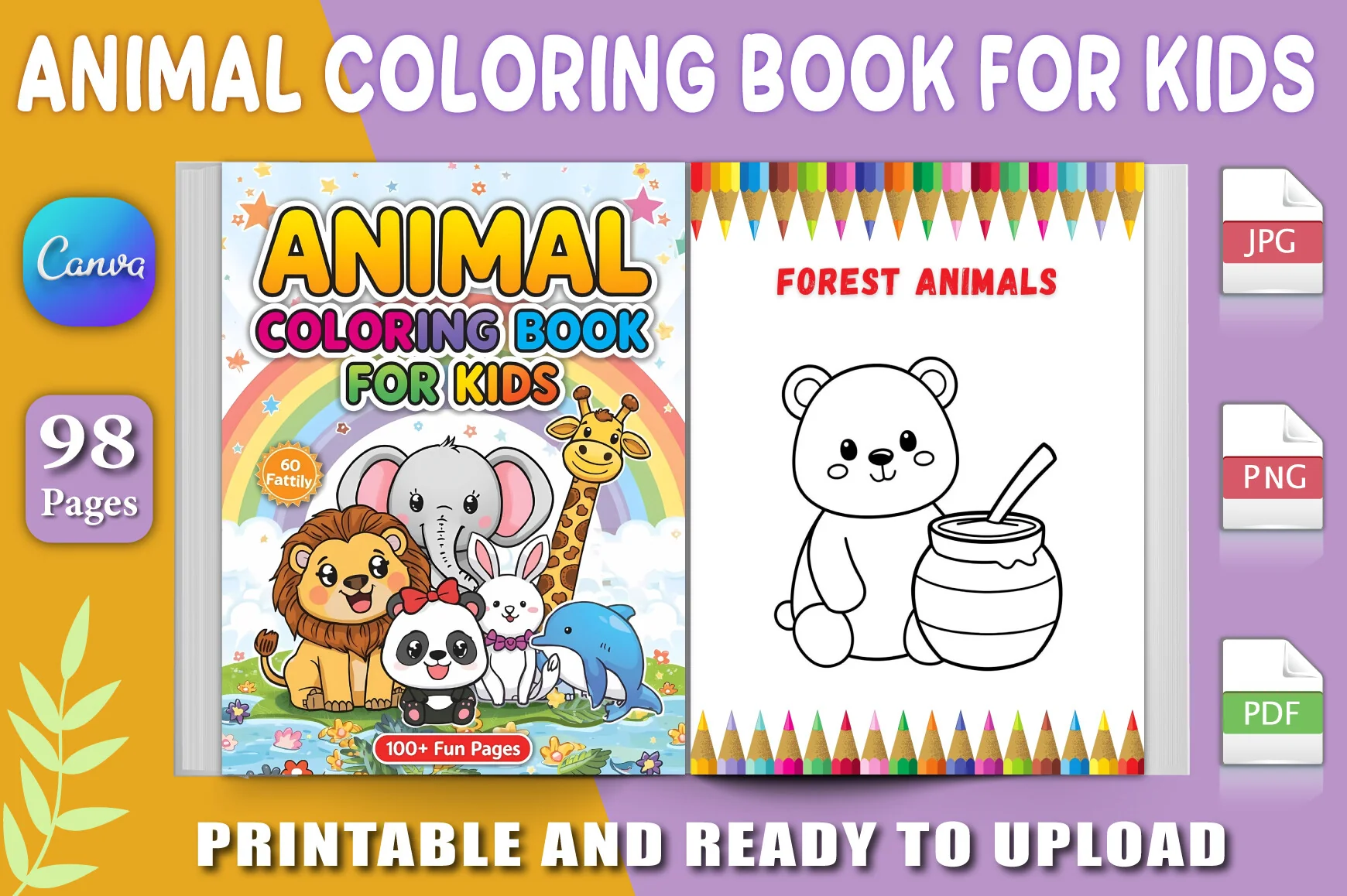 Animal Coloring Book for Kids