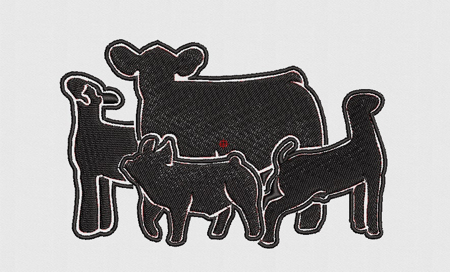 Animal Embroidery Design