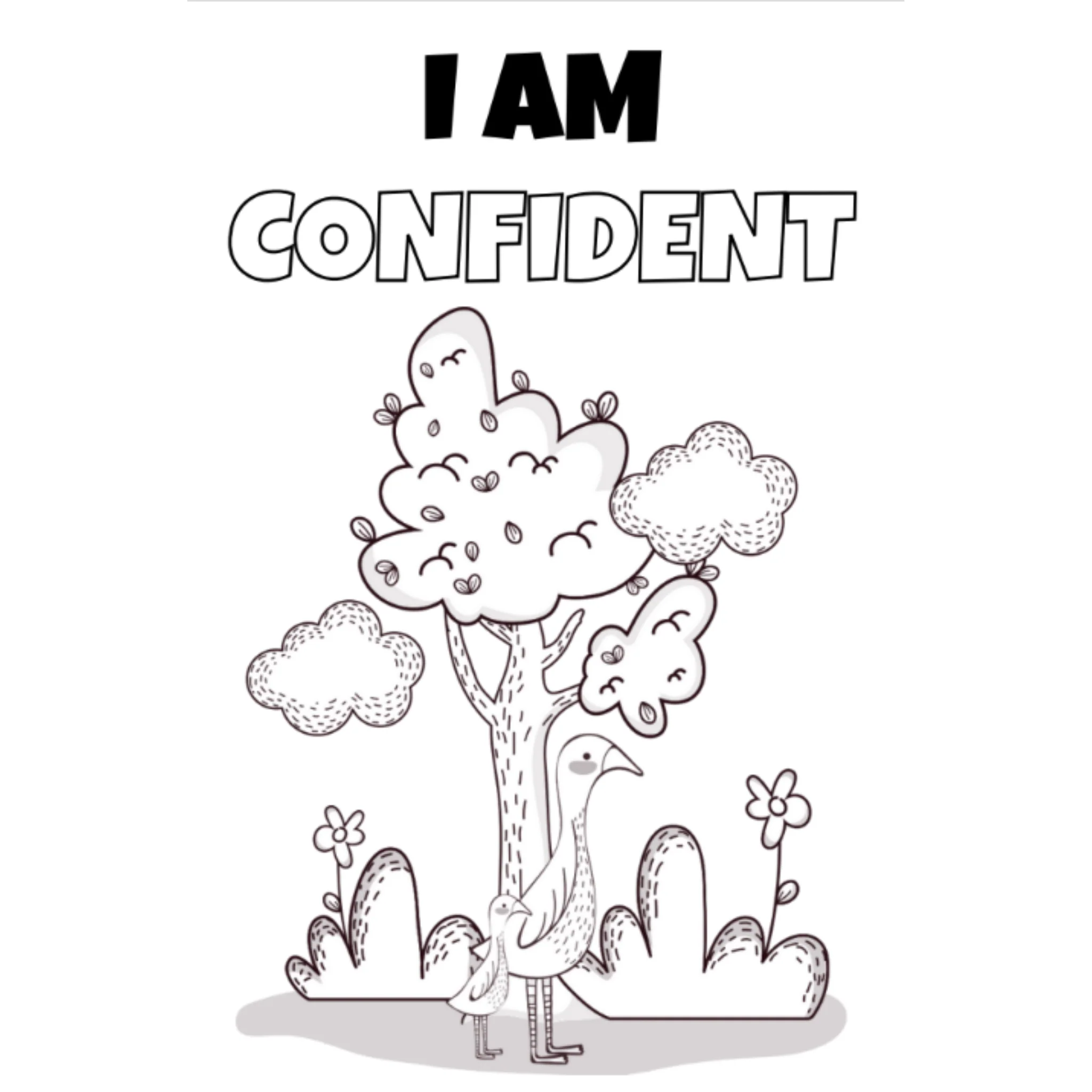 Animal Positive Affirmations Coloring Book - Image 3