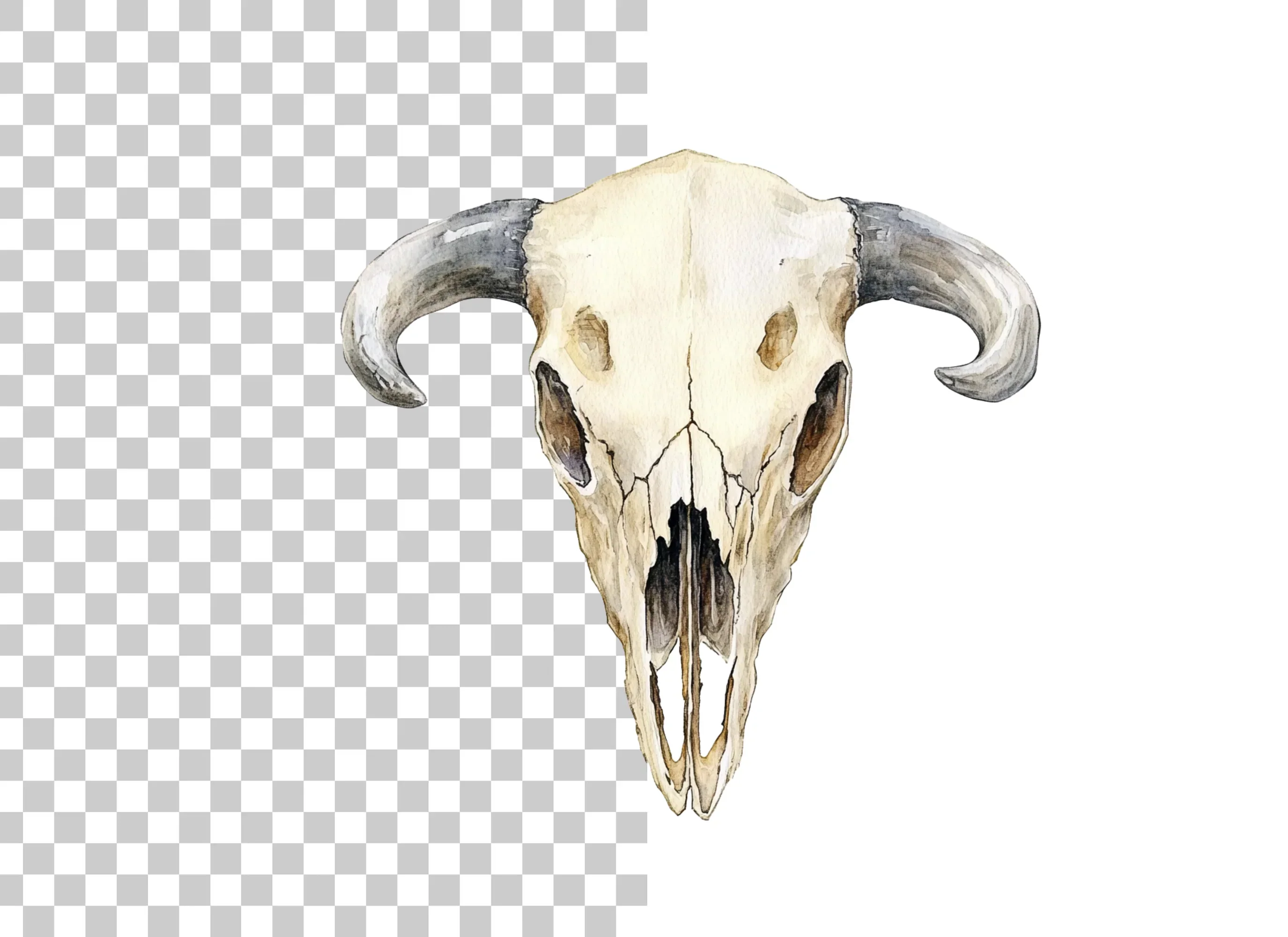 Animal Skull Clipart Bundle - Image 2