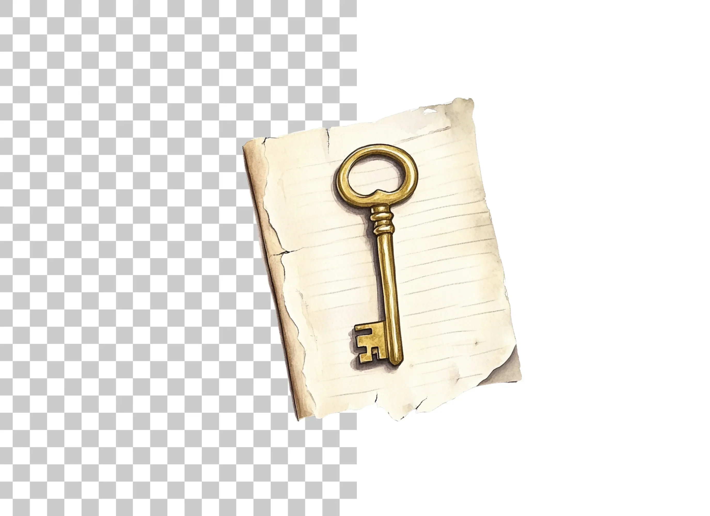 Antique Keys Clipart Bundle - Image 2