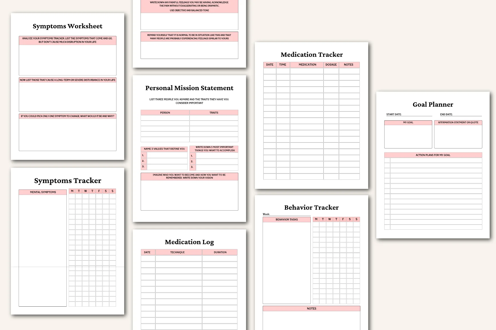 Anxiety Depression Workbooks - Image 9