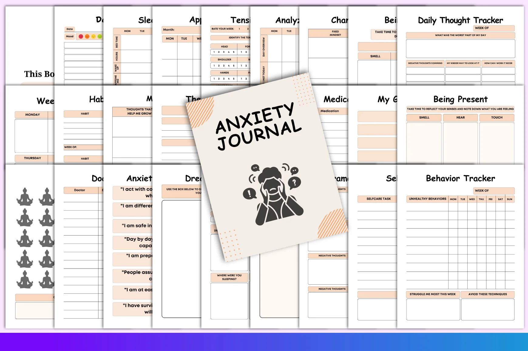 Anxiety Journal for Stress Relief - Image 2