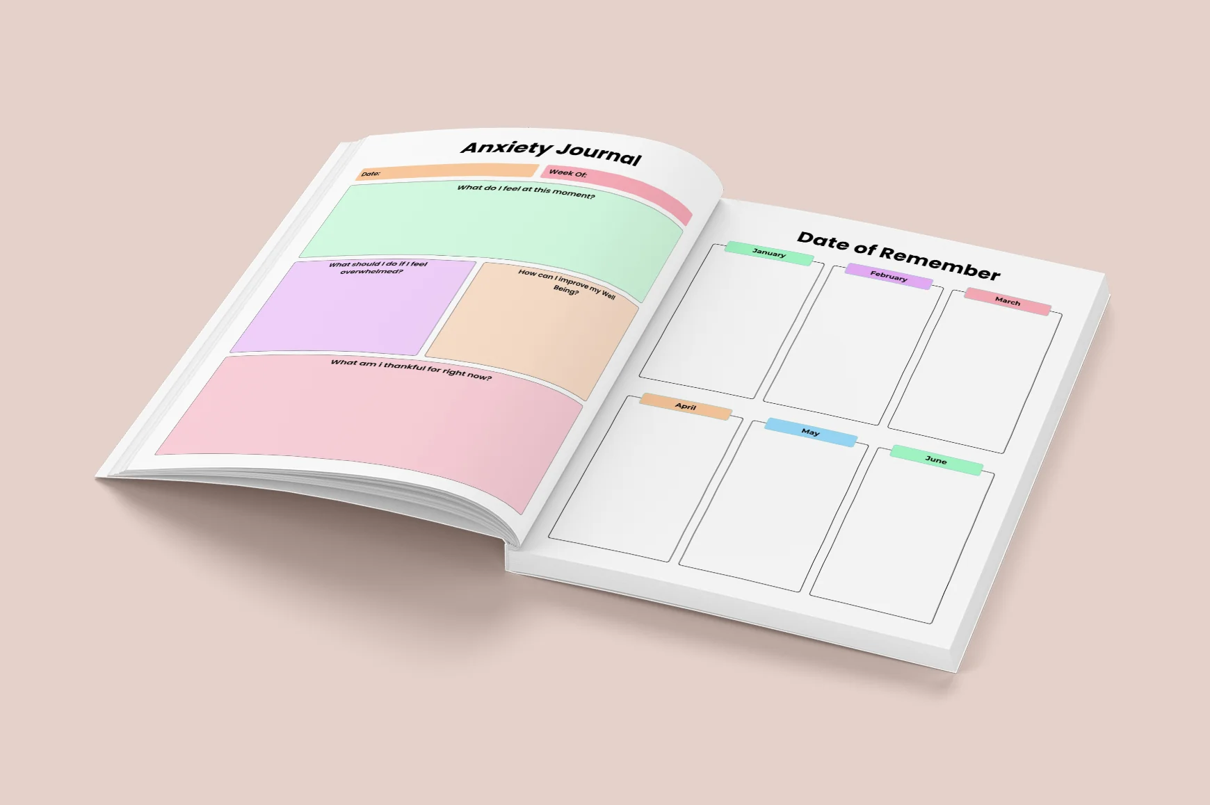 Anxiety Relief Mental Wellness Journal - Image 2