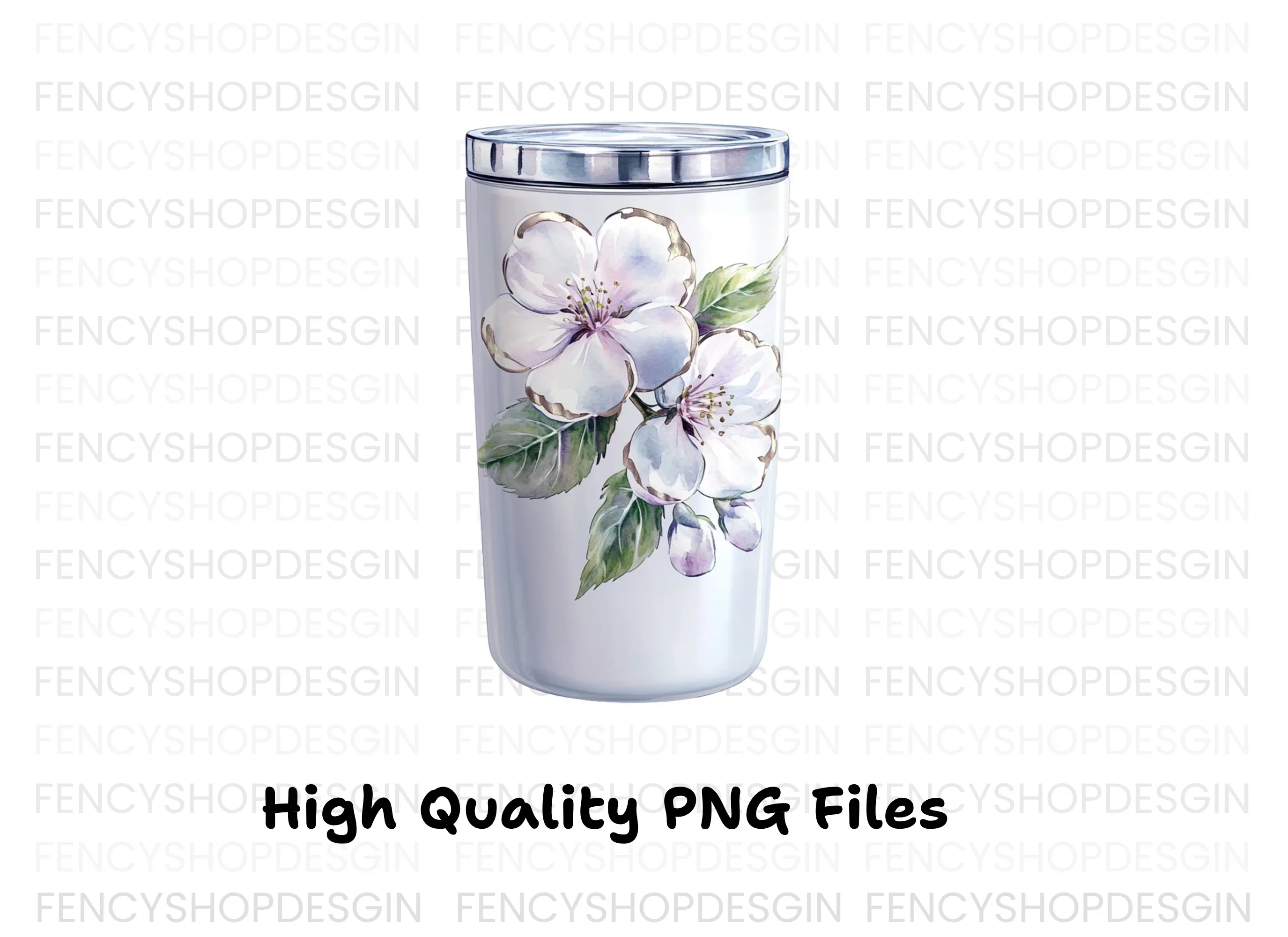 Apple Blossom Travel Clipart Bundle - Image 3