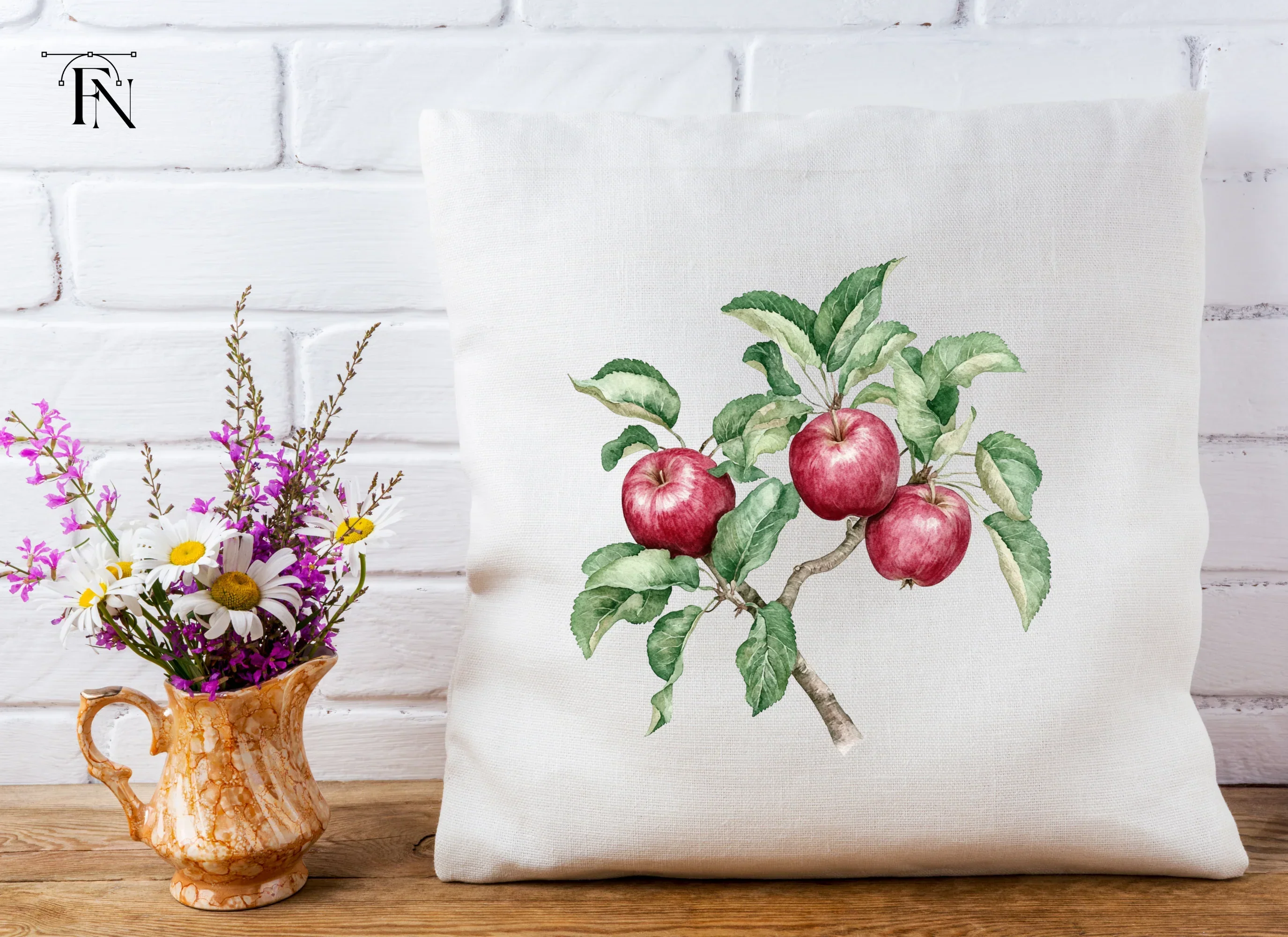 Apple Branch Clipart Bundle - Image 5