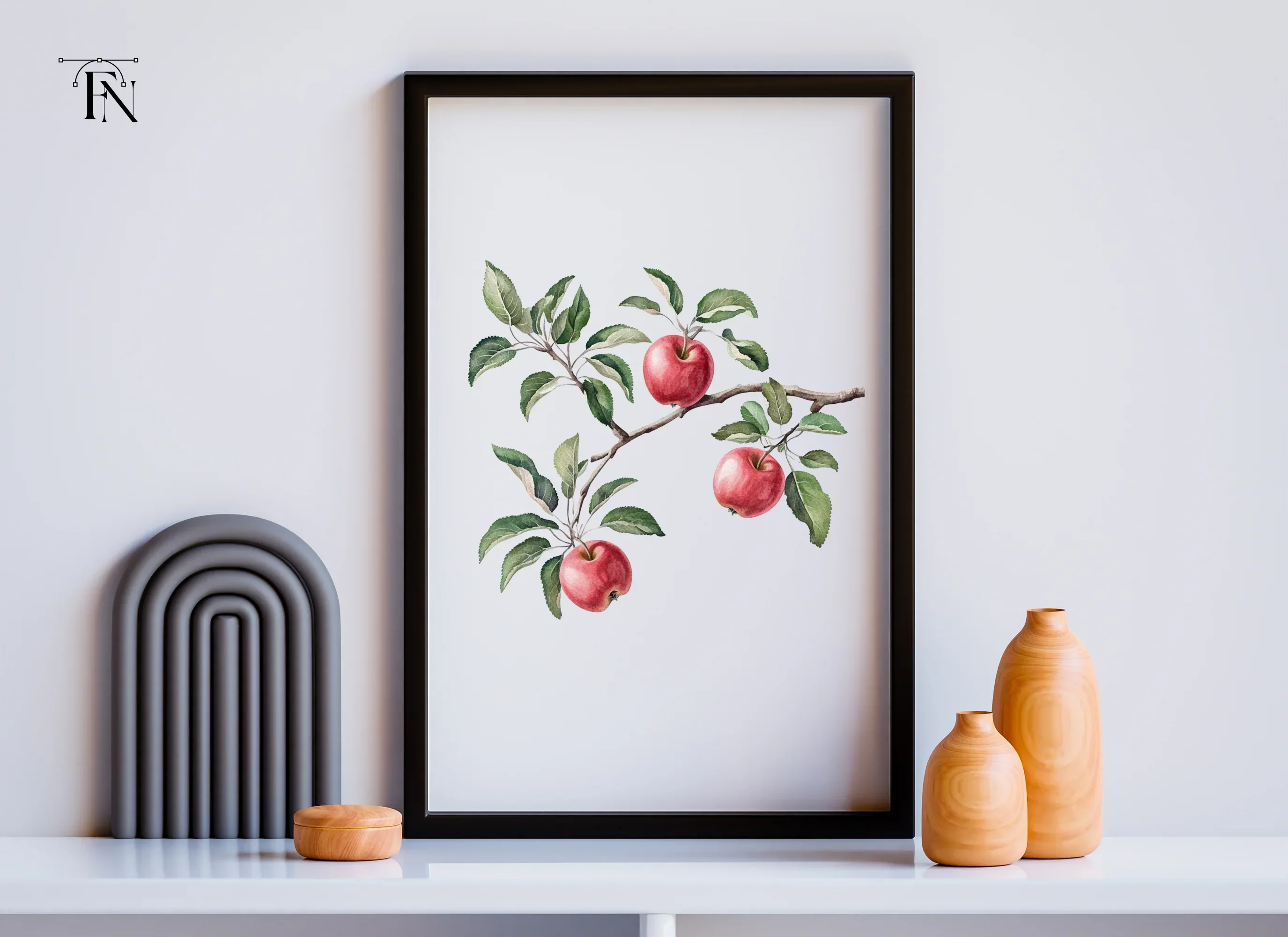 Apple Branch Clipart Bundle - Image 6