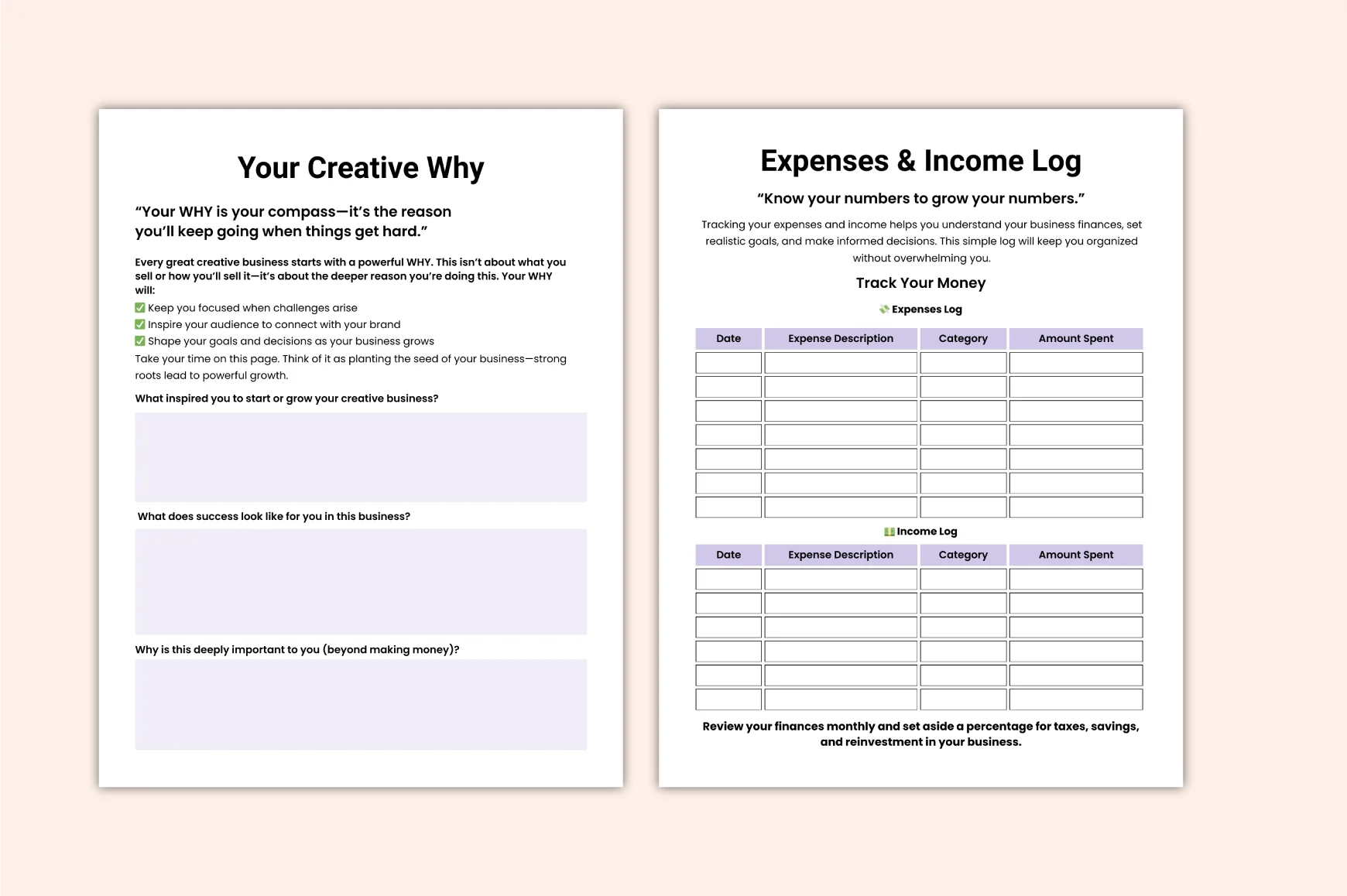 Artistic Business Success Guide Planner - Image 3