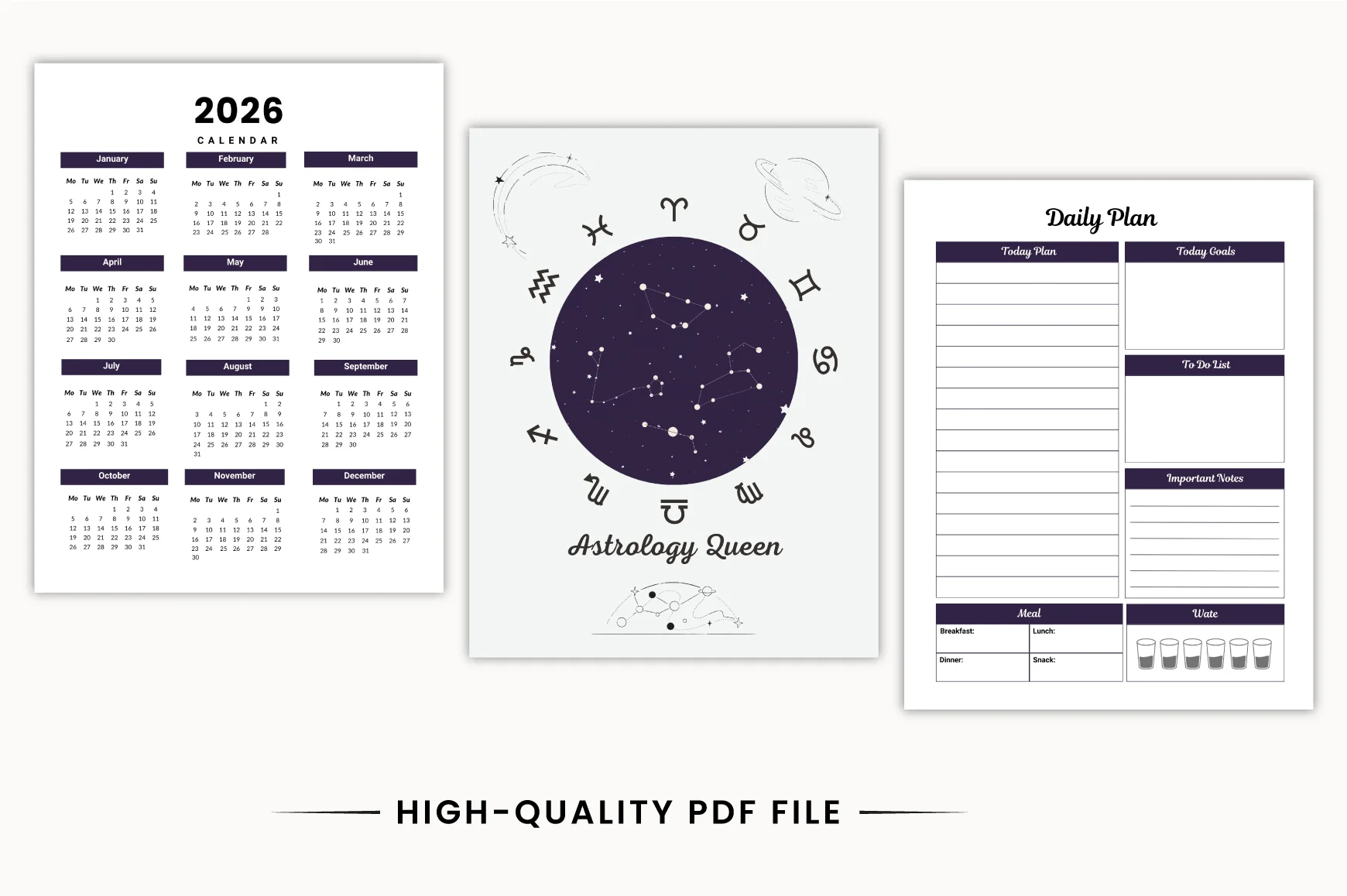 Astrology Witchcraft Guide Workbook - Image 2