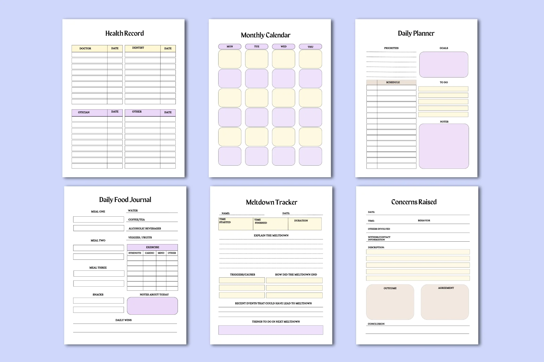 Autism Planner for Effective Organization - Image 3