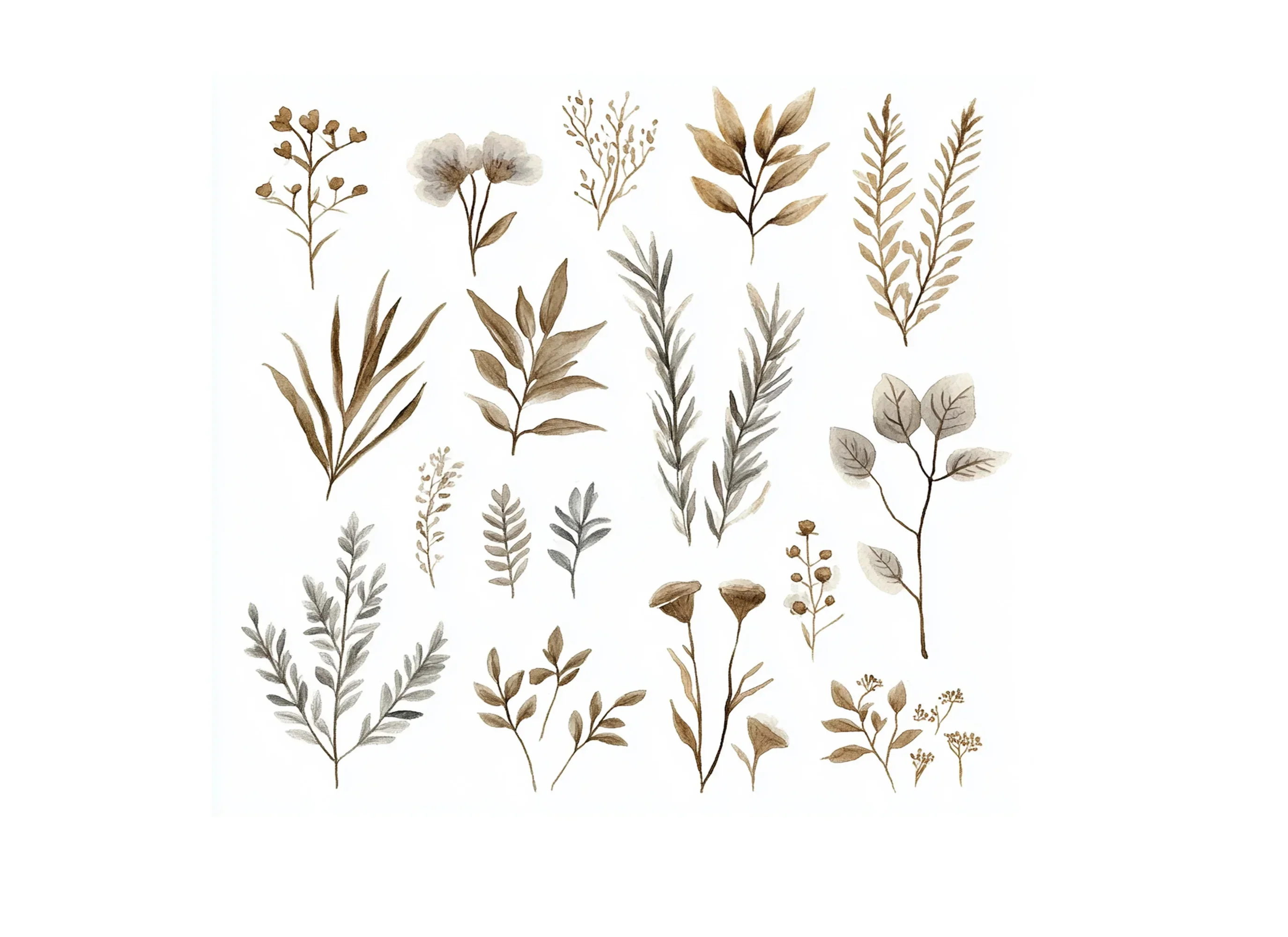 Autumn Botanical Clipart Bundle - Image 3