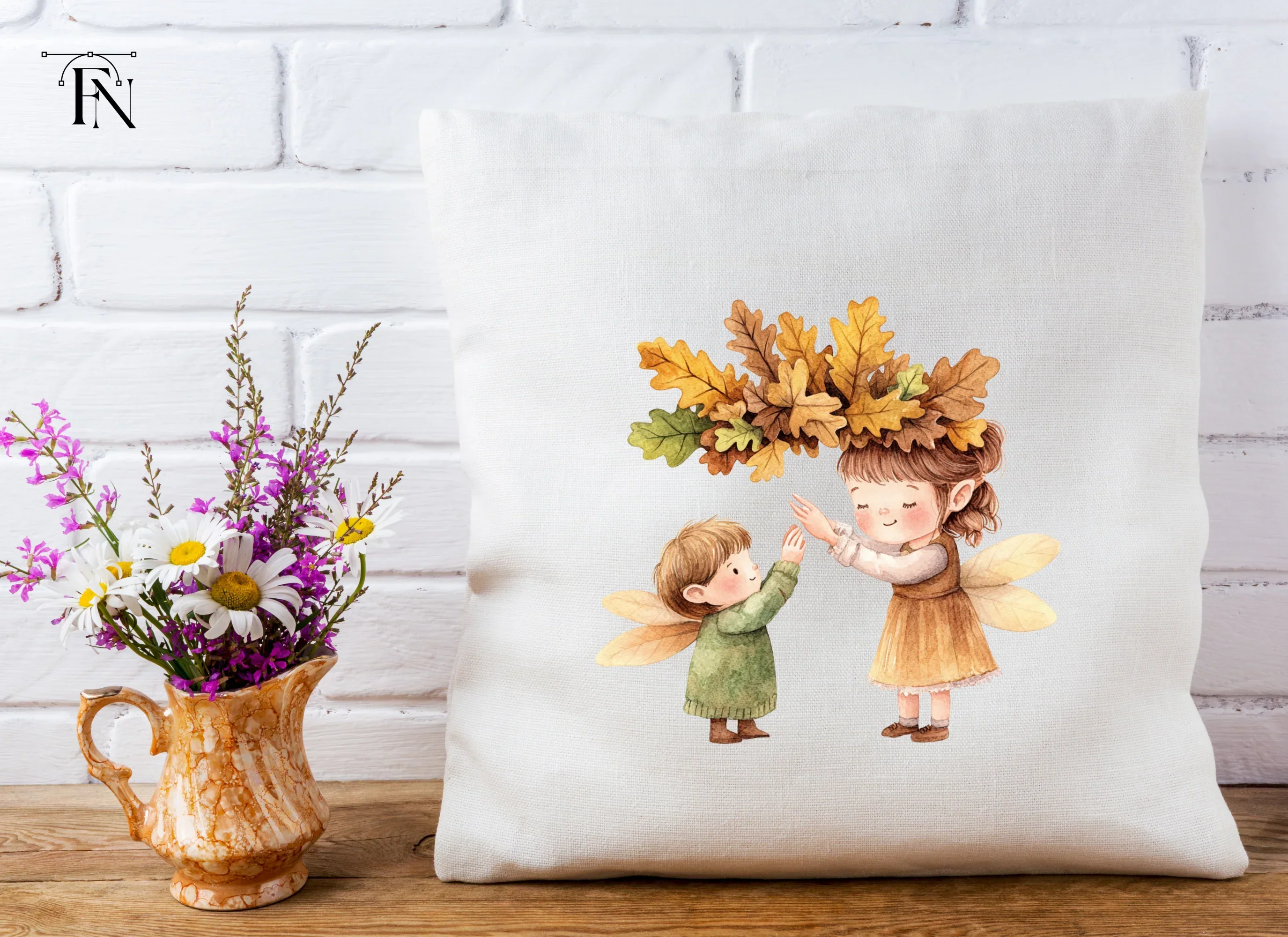 Autumn Fairy Clipart Bundle - Image 5