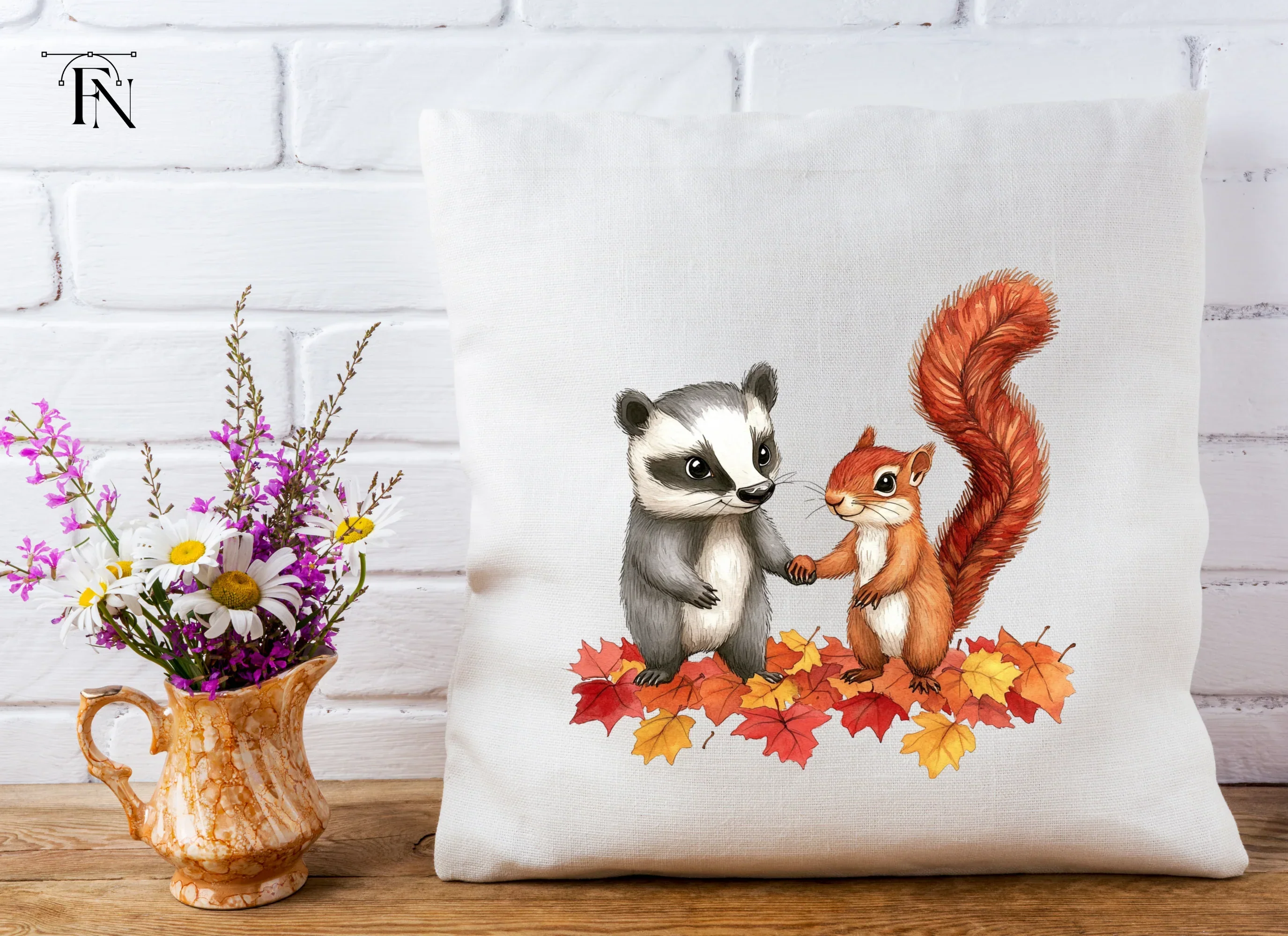 Autumn Forest Friends Clipart Bundle - Image 2