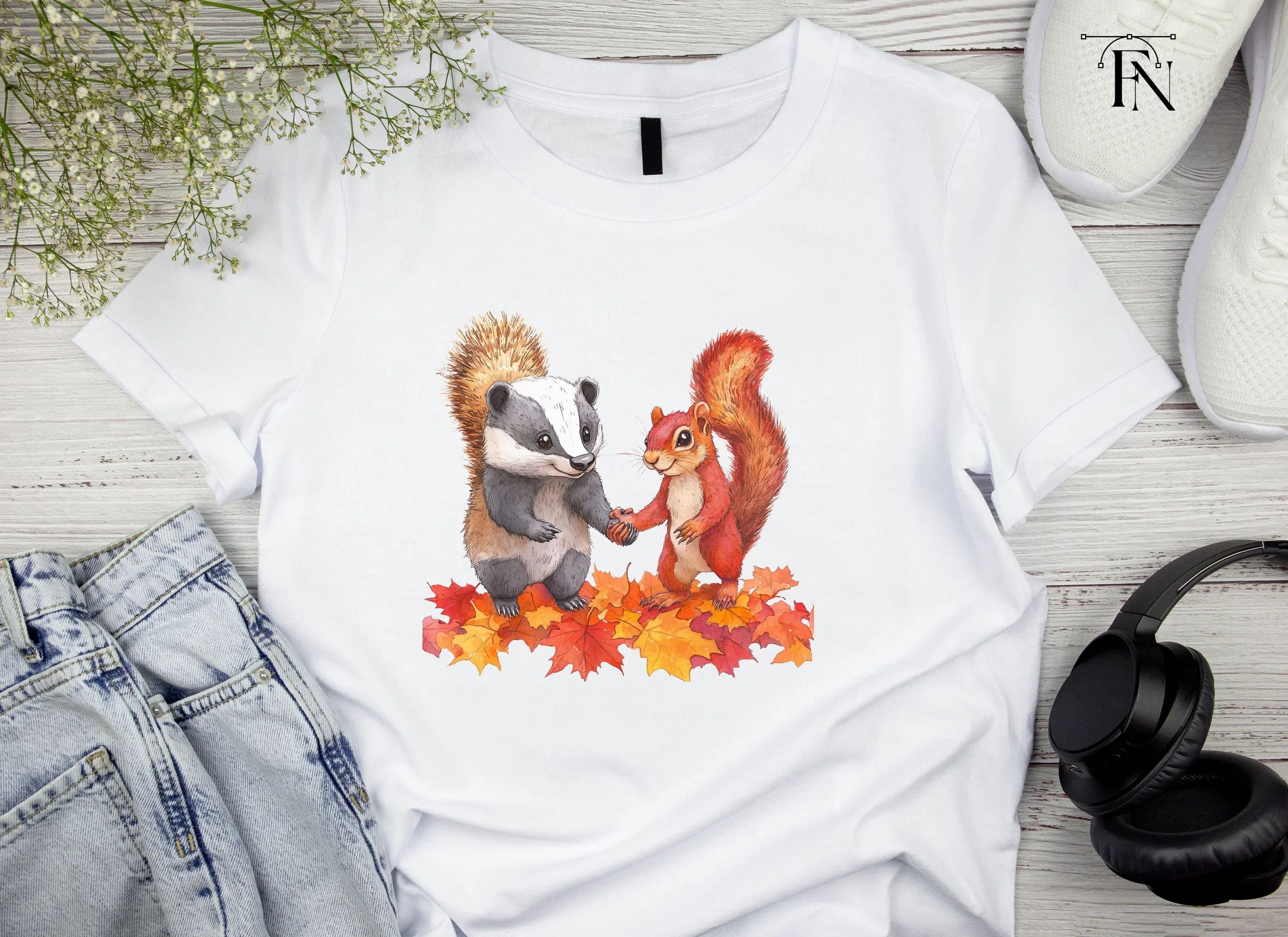 Autumn Forest Friends Clipart Bundle - Image 6