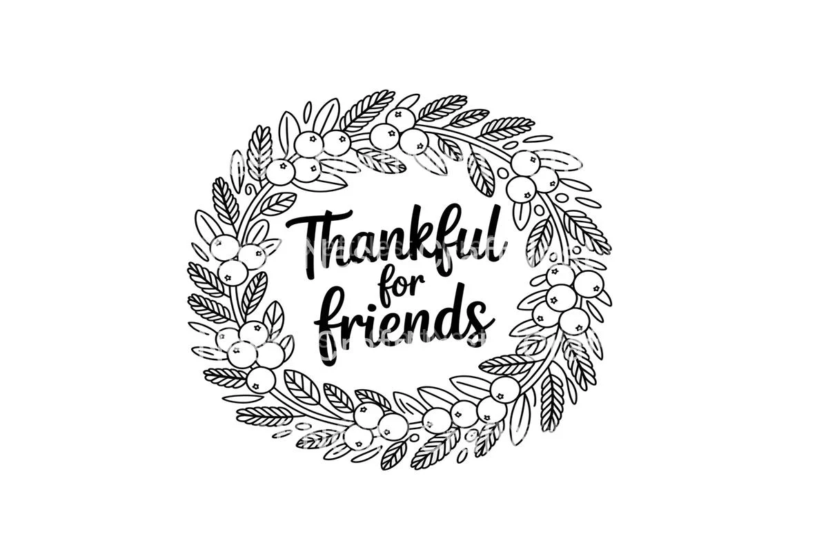 Autumn Joy Thankful Friends Coloring Books - Image 2