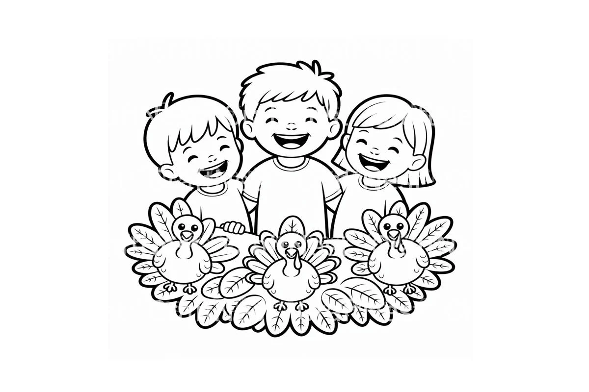 Autumn Kids Activities Coloring Books - Image 4