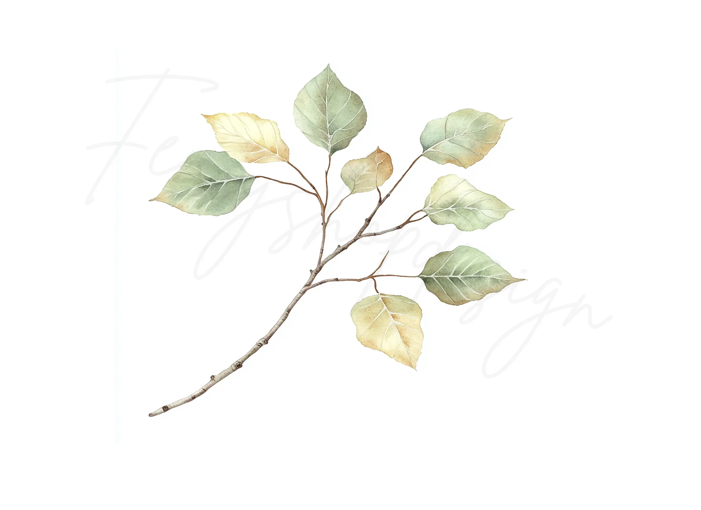 Autumn Leaves Clipart Bundle - Image 3