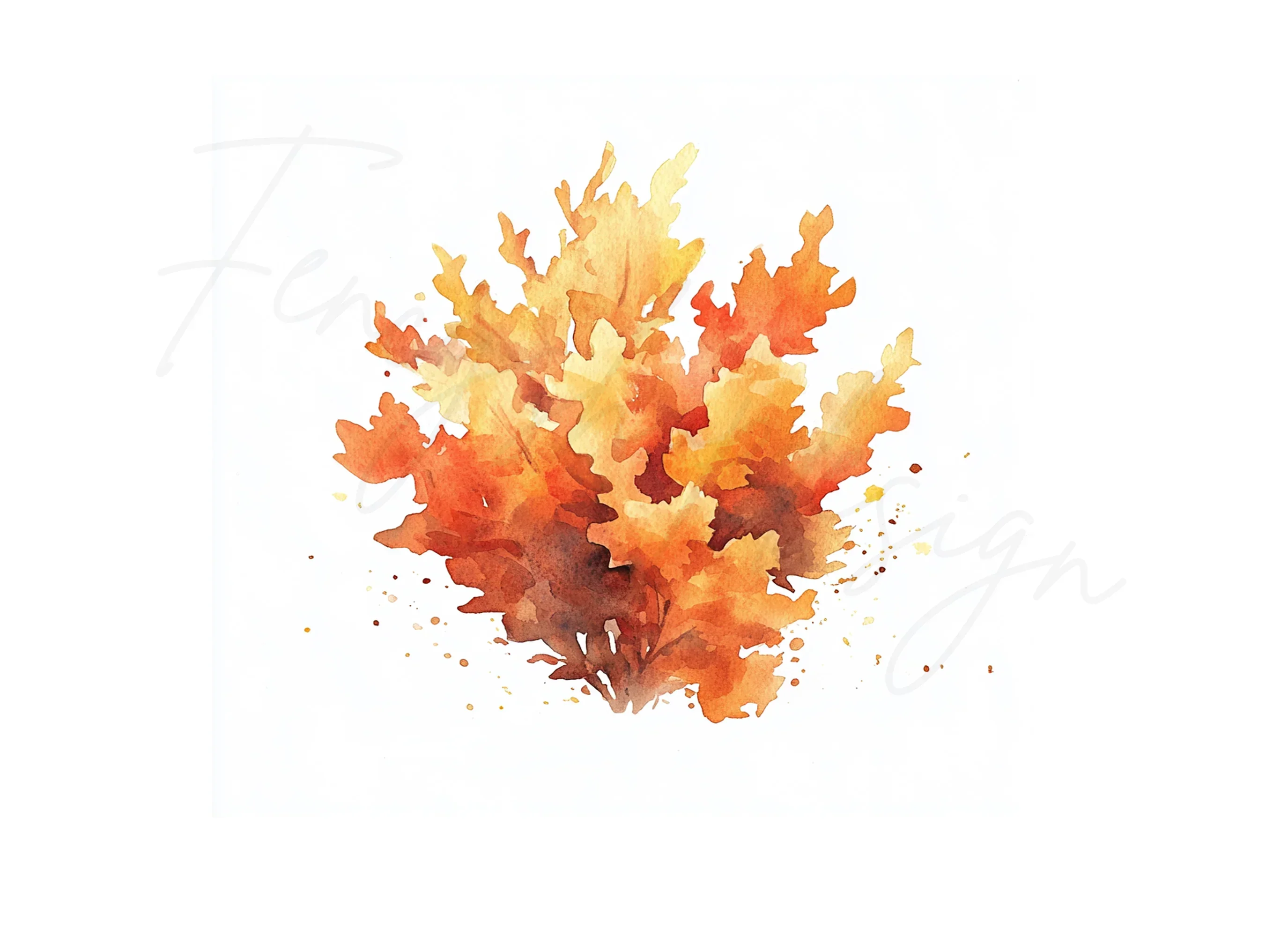 Autumn Leaves Clipart Bundle - Image 3