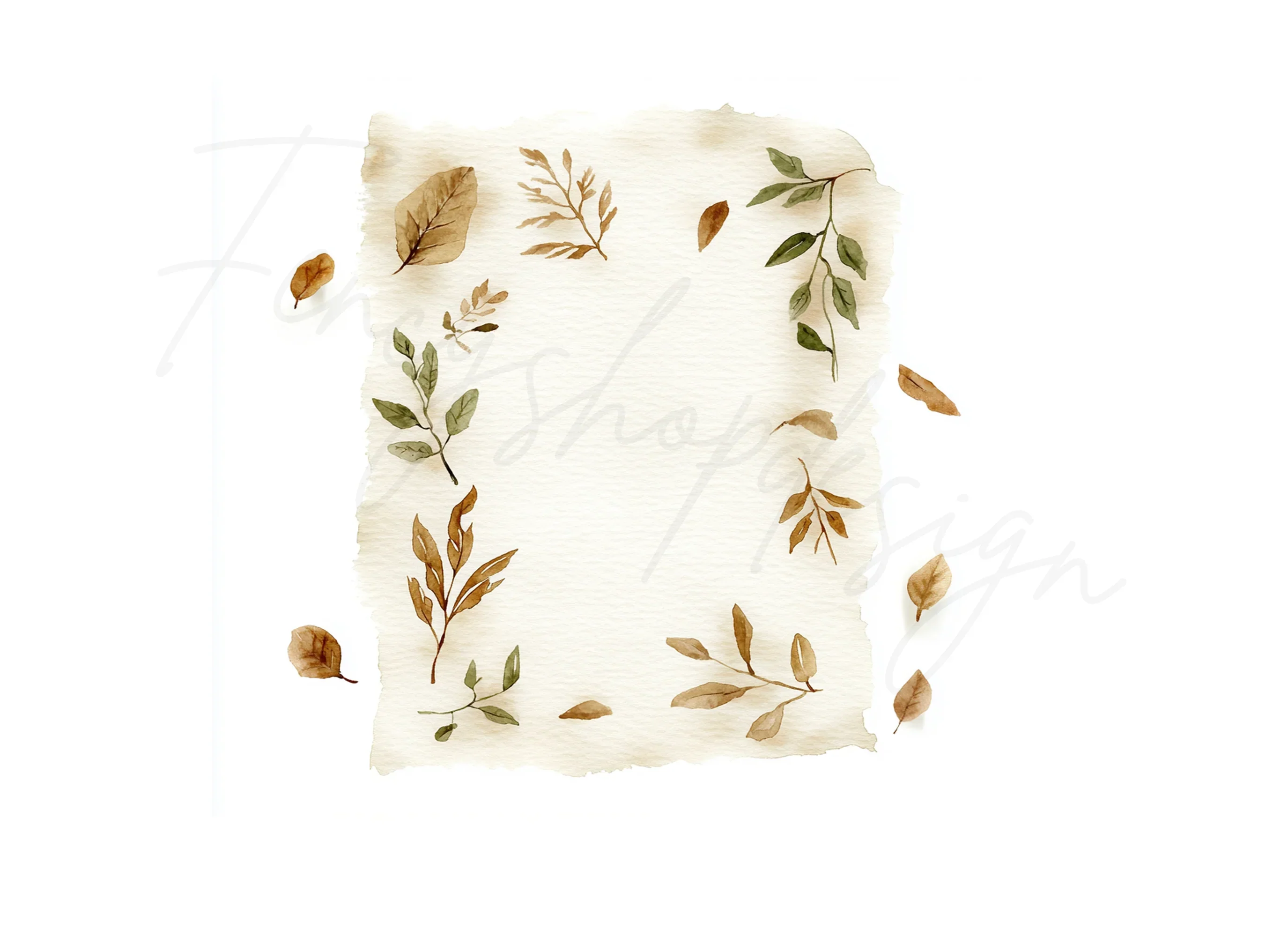 Autumn Leaves Clipart Bundle - Image 3