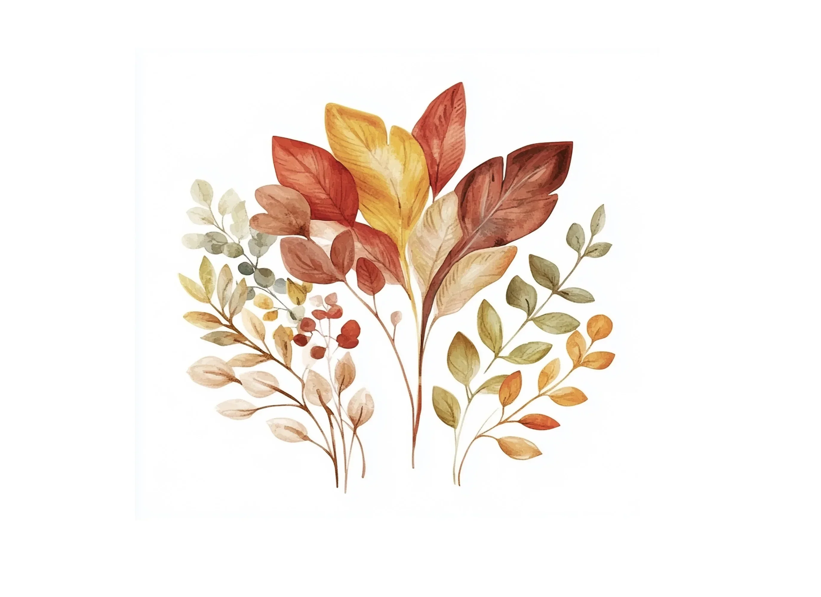 Autumn Leaves Clipart Bundle - Image 3