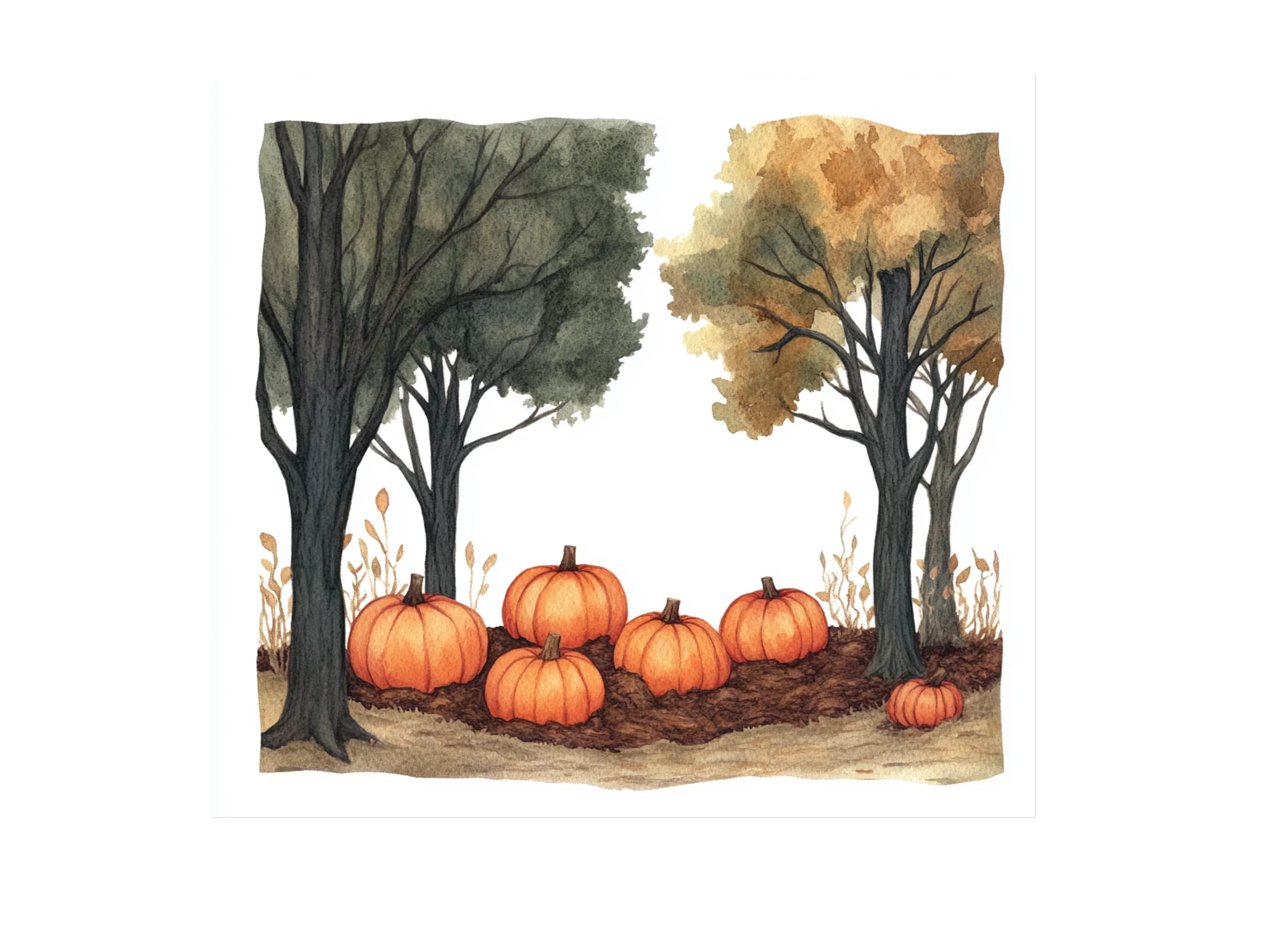 Autumn Pumpkin Patch Clipart Bundle - Image 2