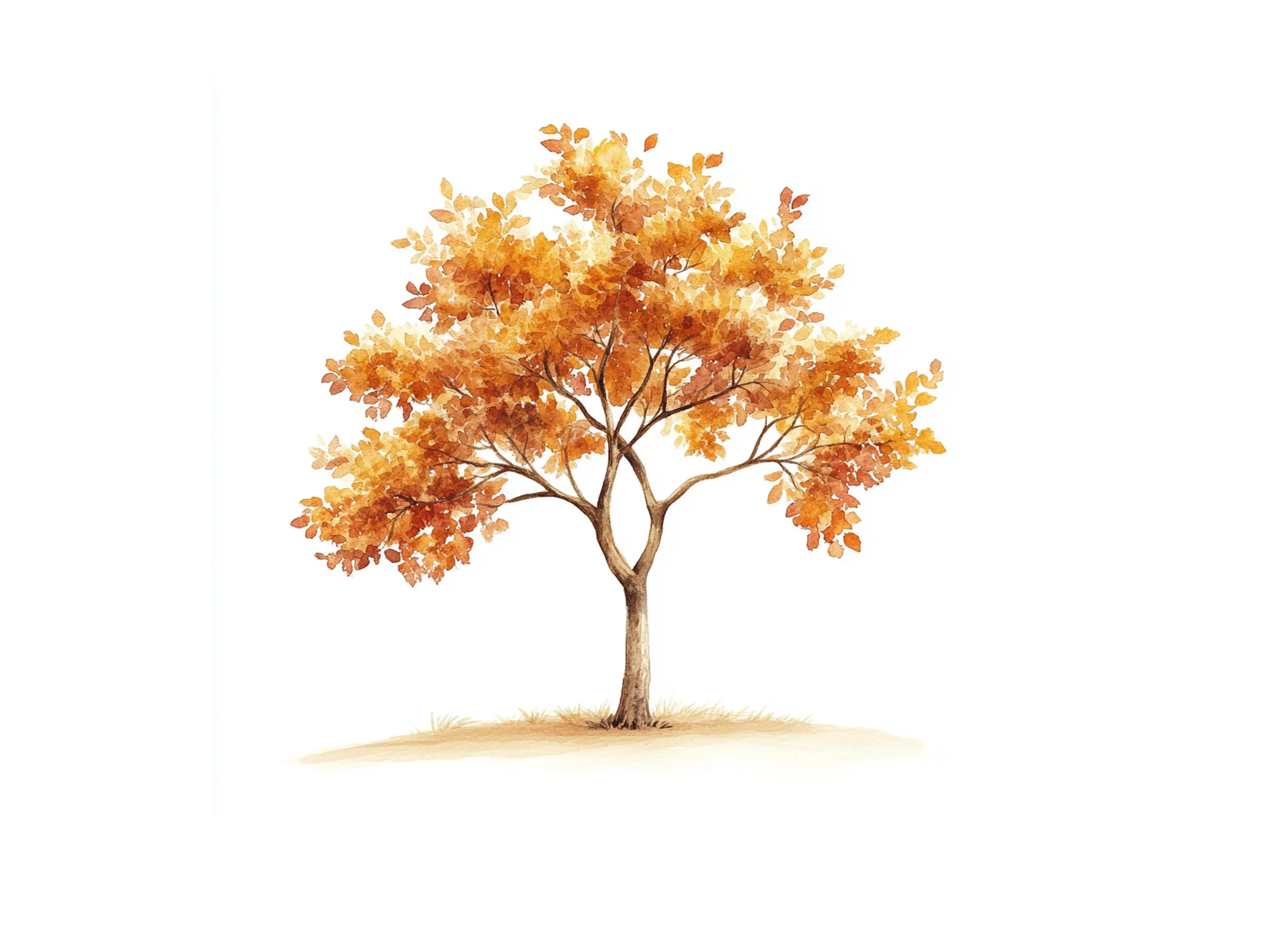 Autumn Trees Clipart Bundle - Image 3