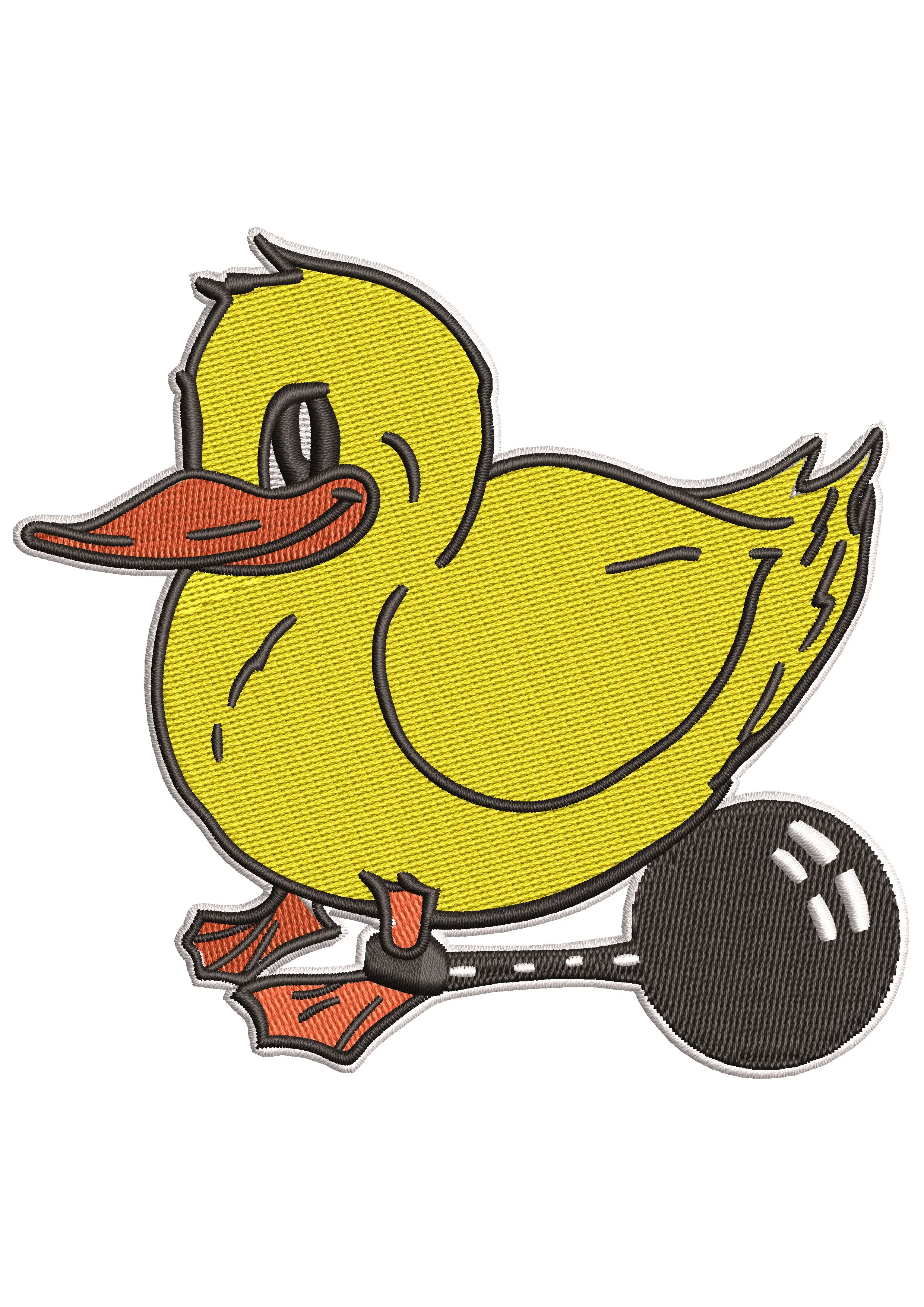 Baby Duck Embroidery Design