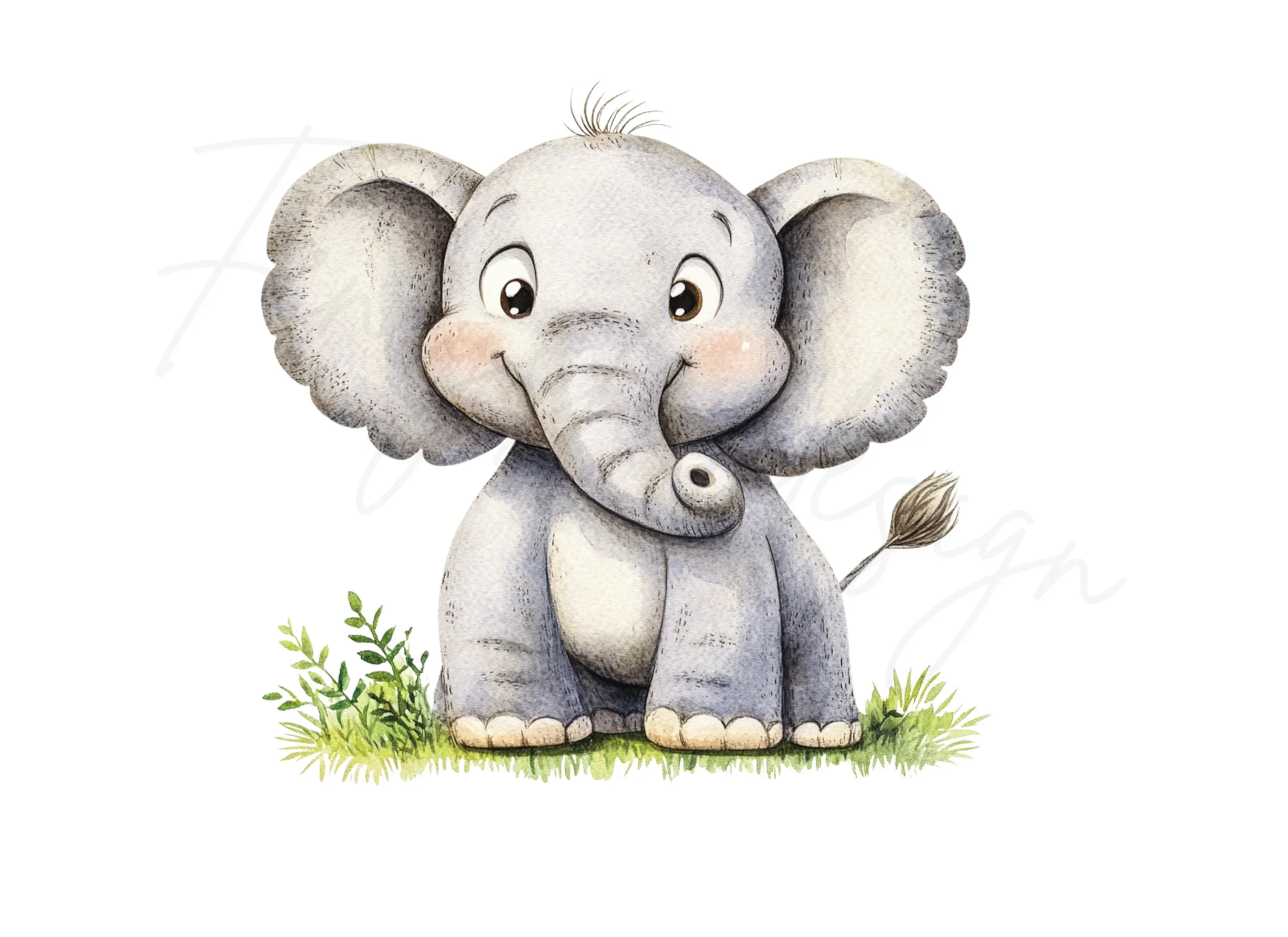 Baby Elephant Clipart Bundle - Image 2
