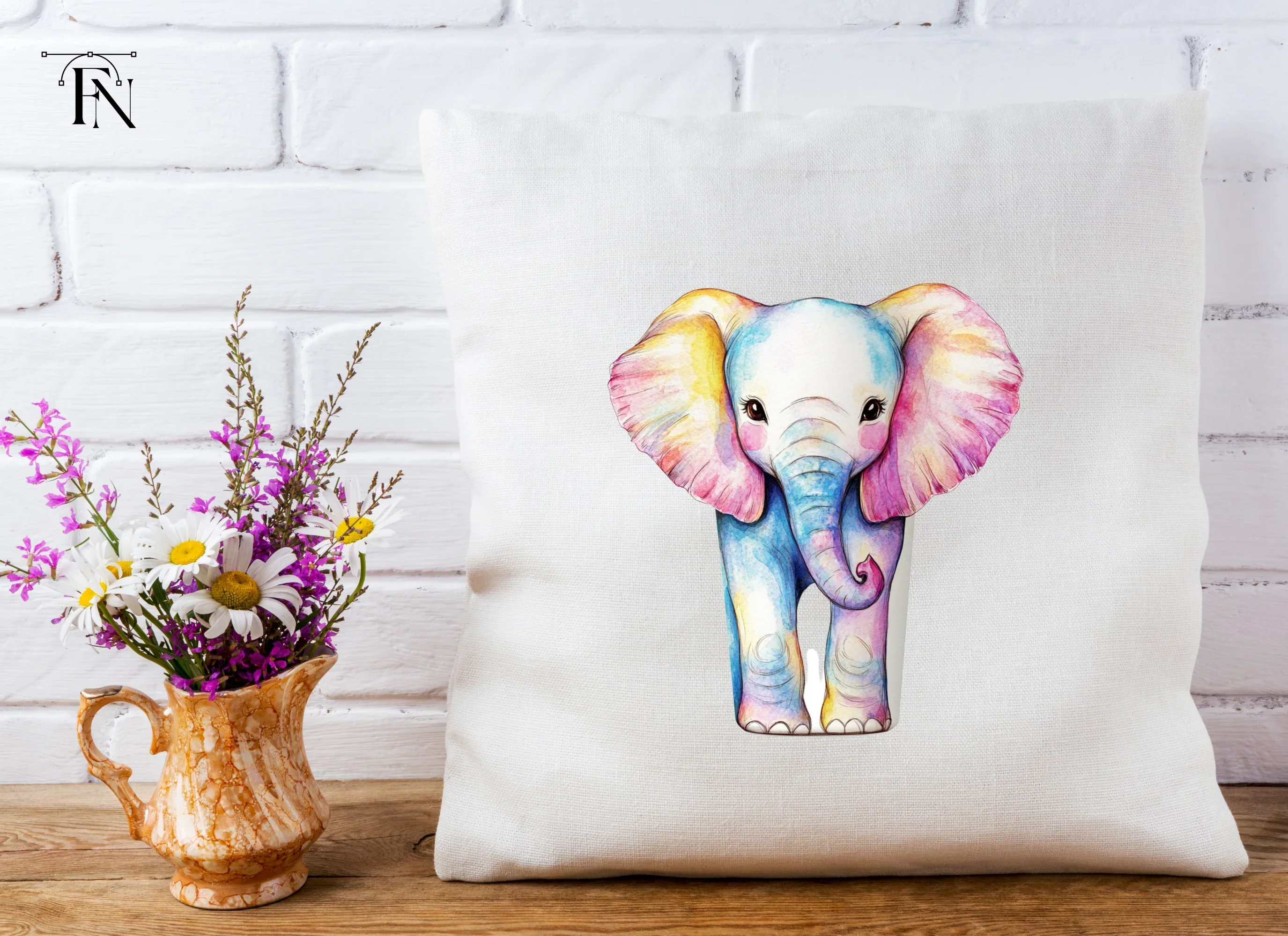 Baby Elephant Clipart Bundle - Image 4