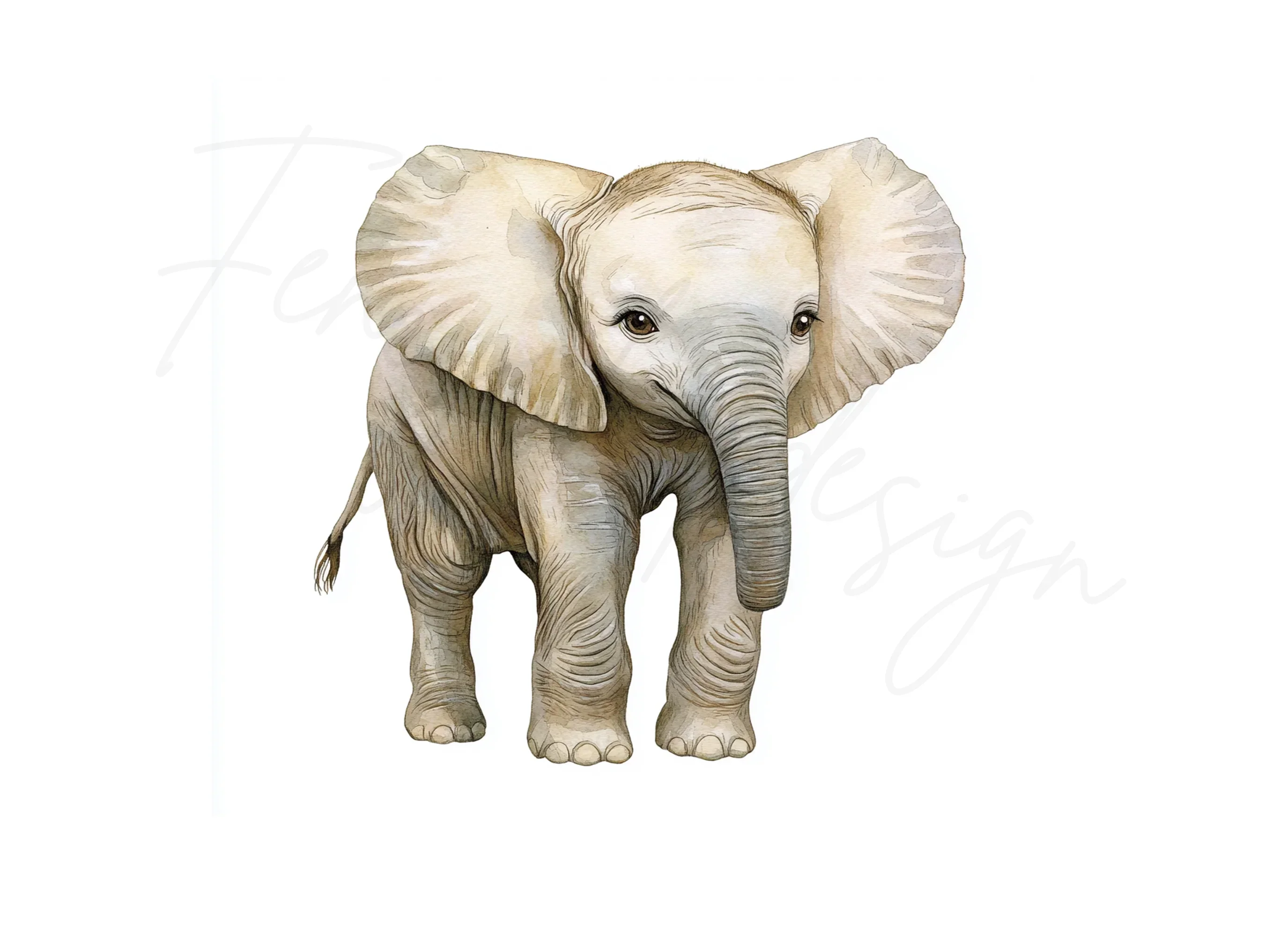 Baby Elephant Clipart Bundle - Image 2