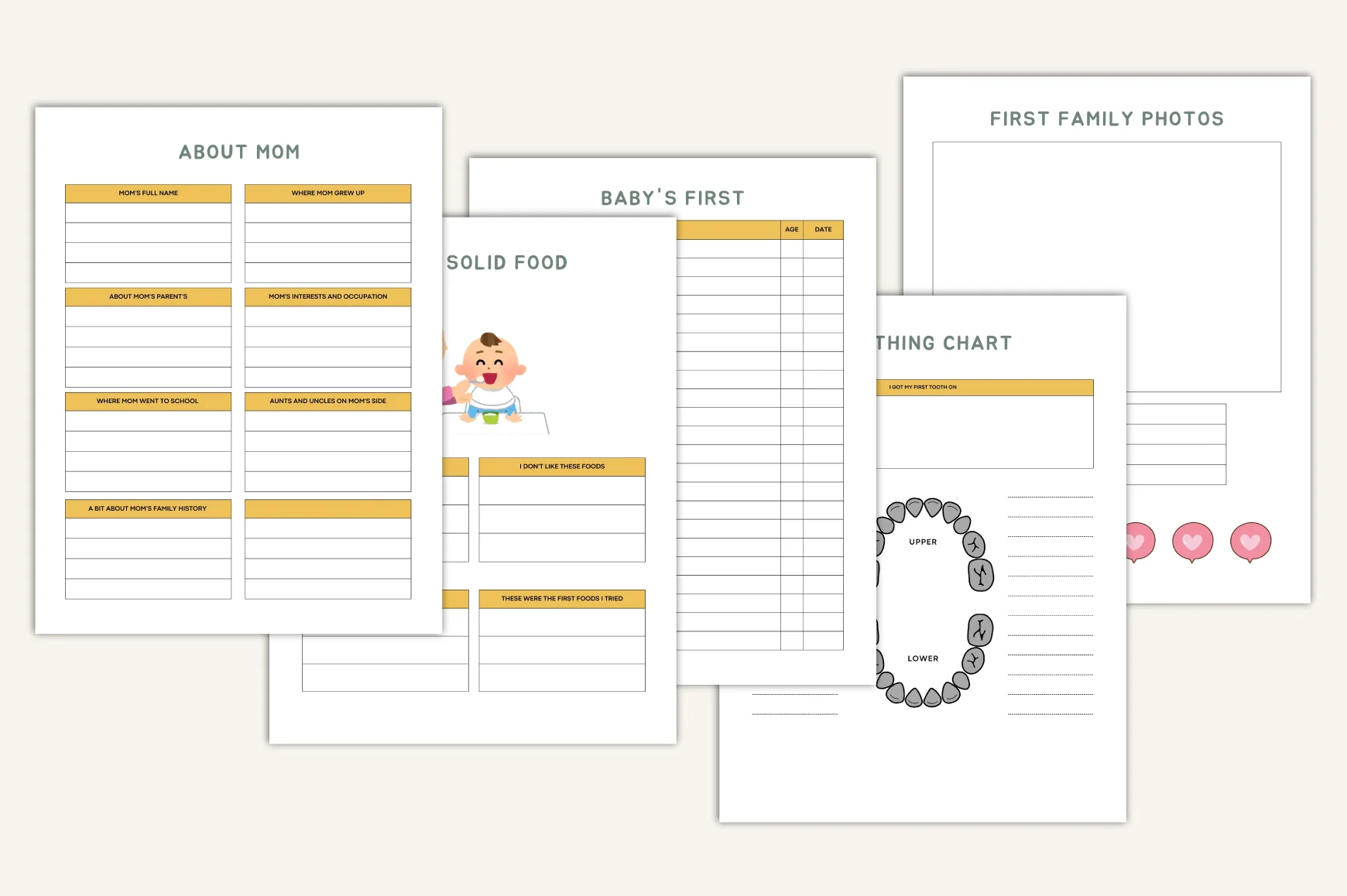 Baby Milestone Journal - Image 6