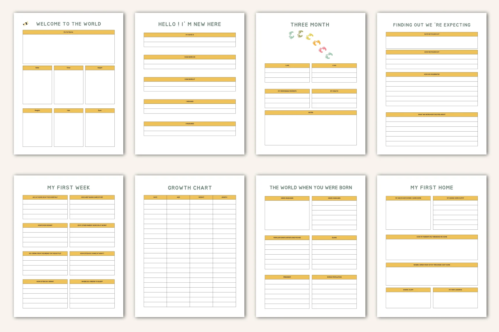 Baby Milestone Journal - Image 5