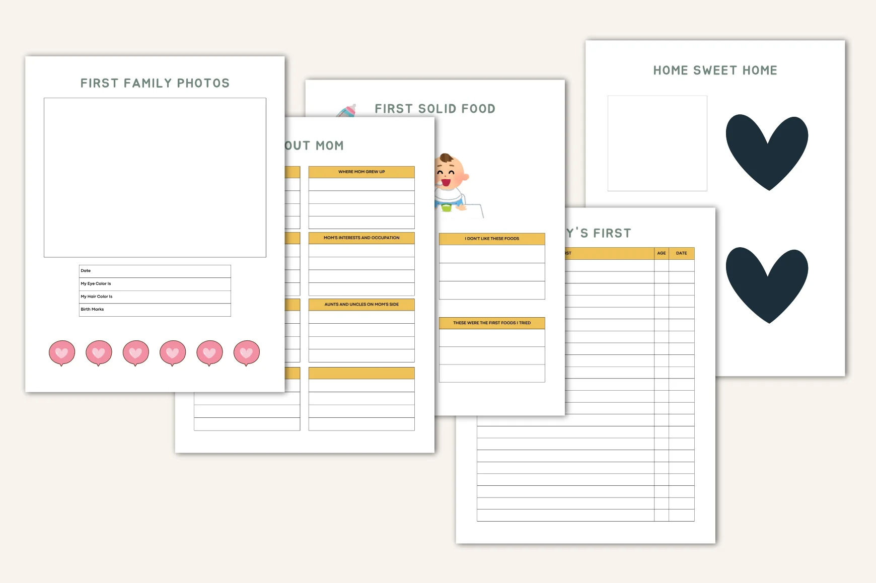 Baby Milestone Journal - Image 6