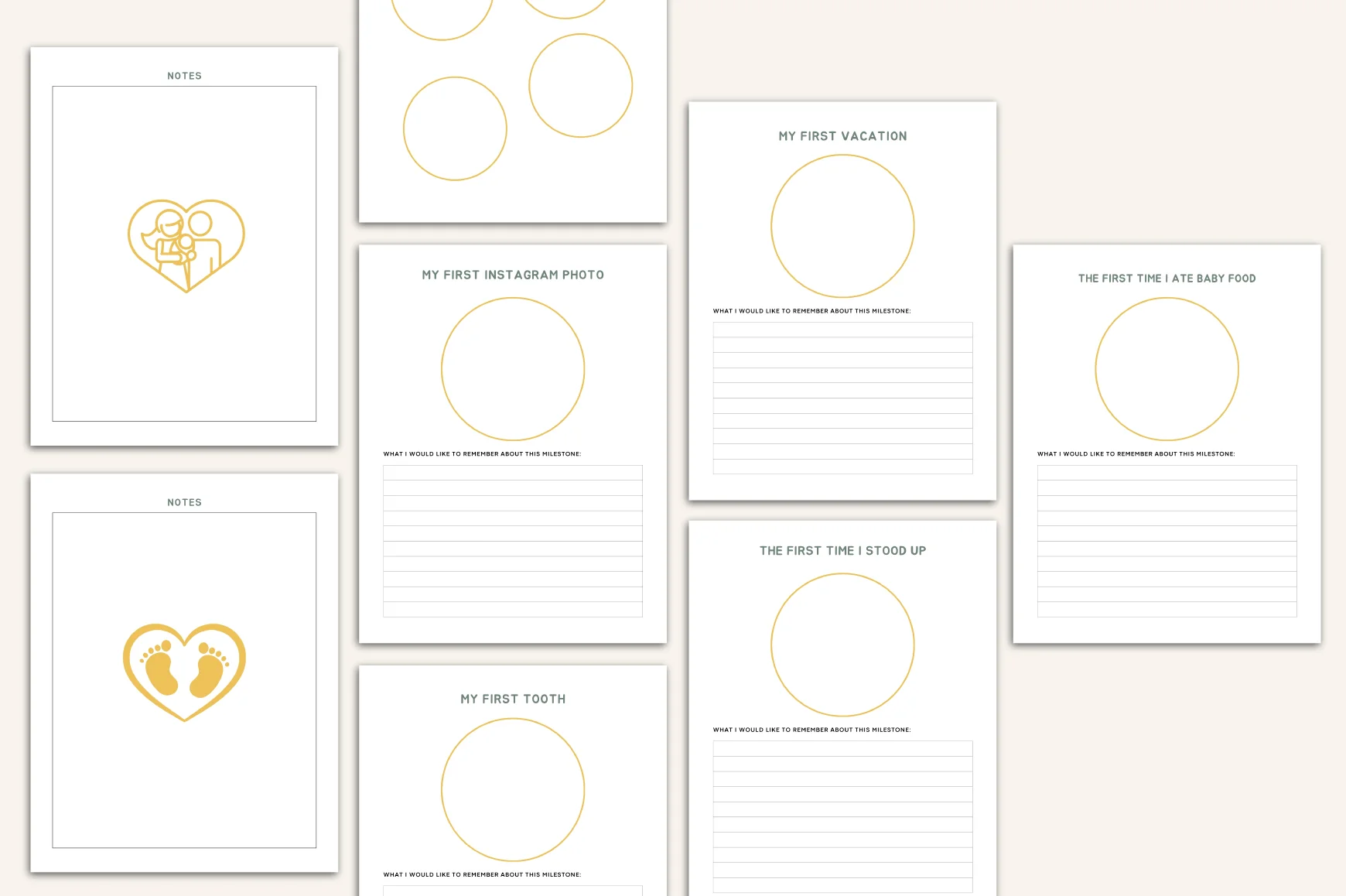 Baby Milestone Journal - Image 9