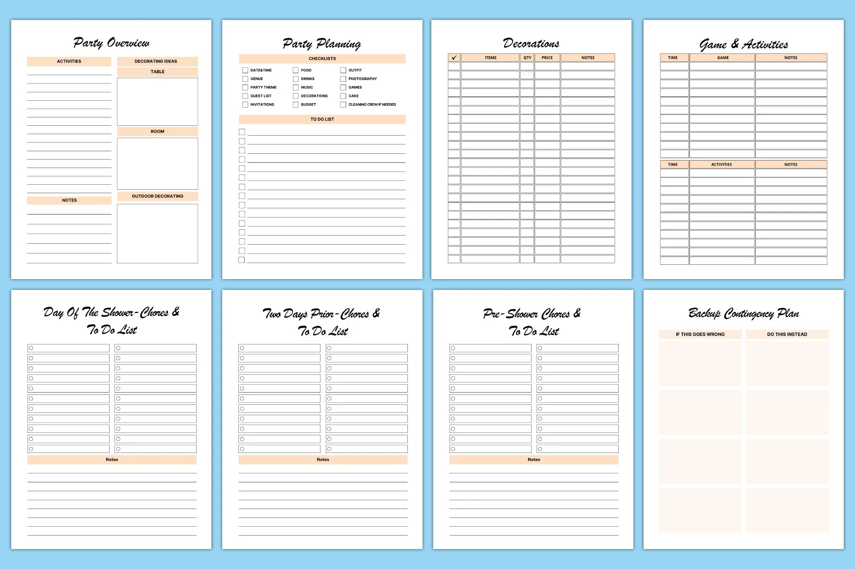 Baby Shower Planner - Image 5