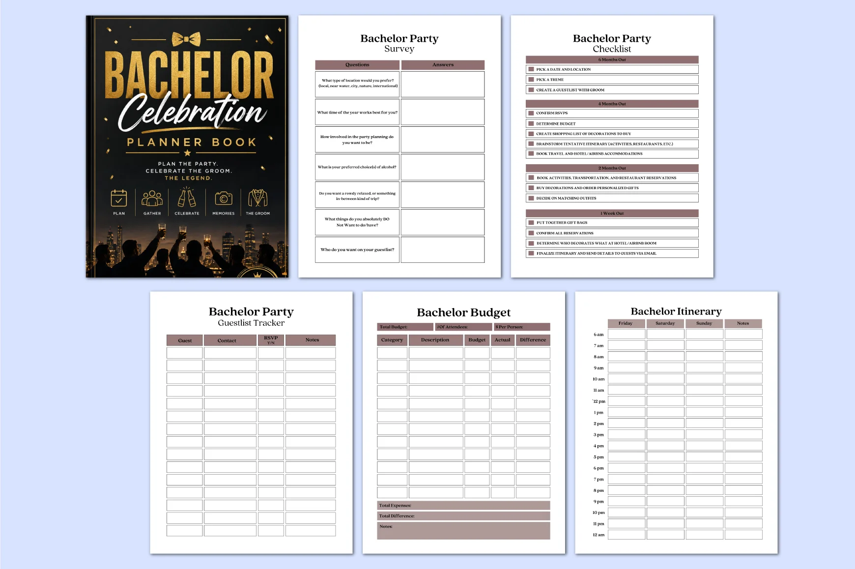 Bachelor Celebration Planner - Image 2