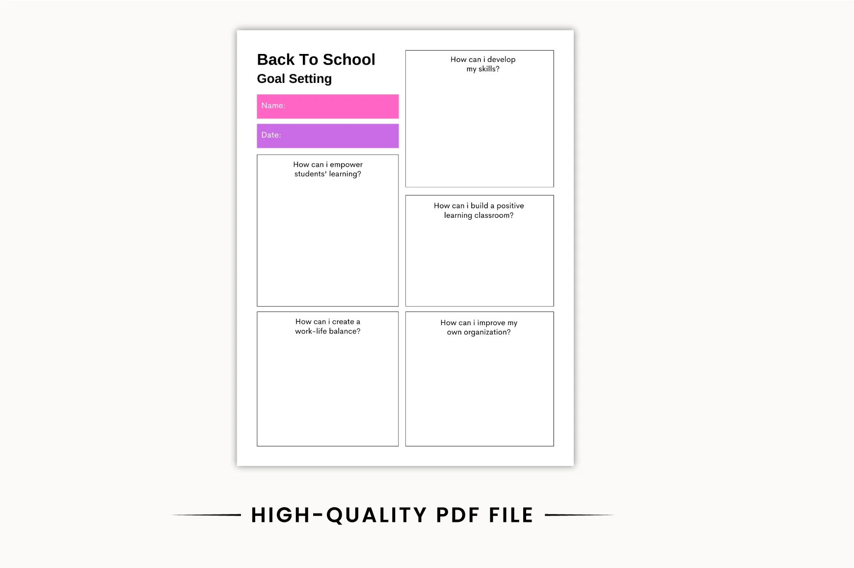 Back to School Academic Planner - Image 4