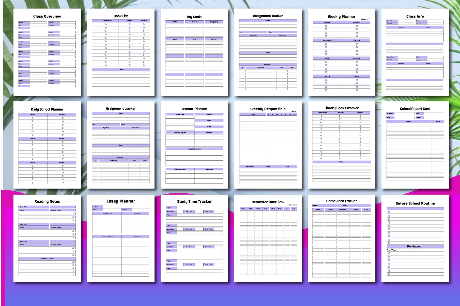 Back to School Planner - Image 2